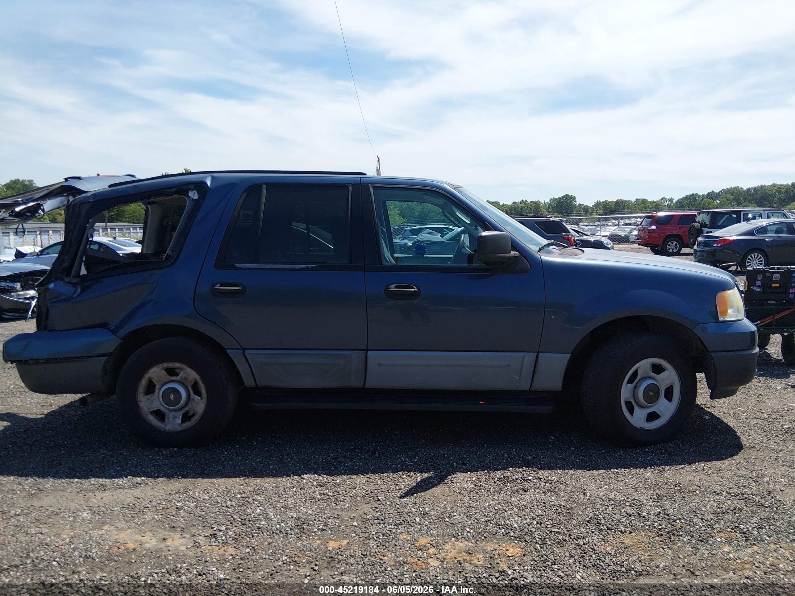 2004 Ford Expedition Xls Blue vin: 1FMPU14W94LB79792