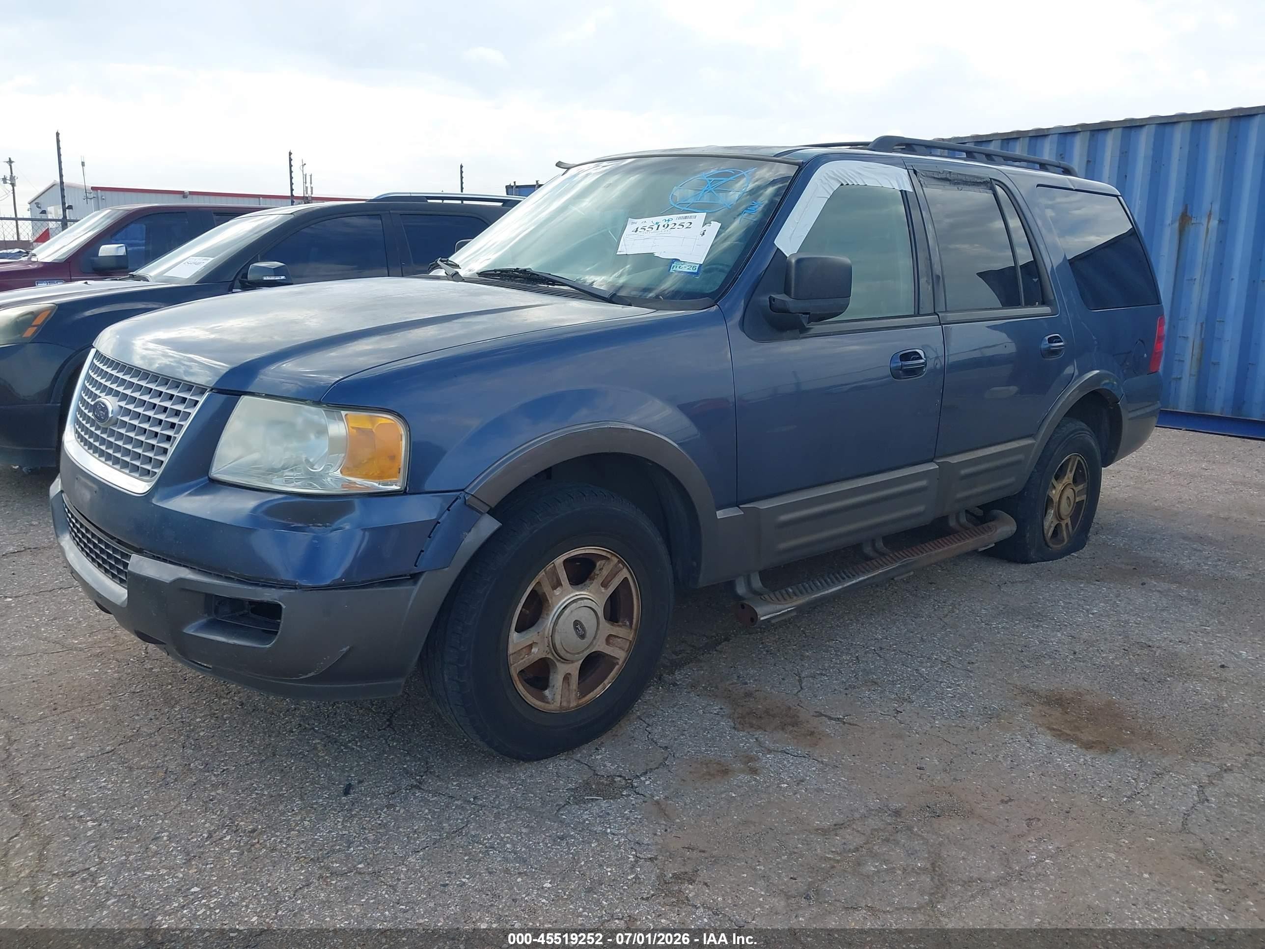 2005 Ford Expedition Xlt Blue vin: 1FMPU15565LA56748