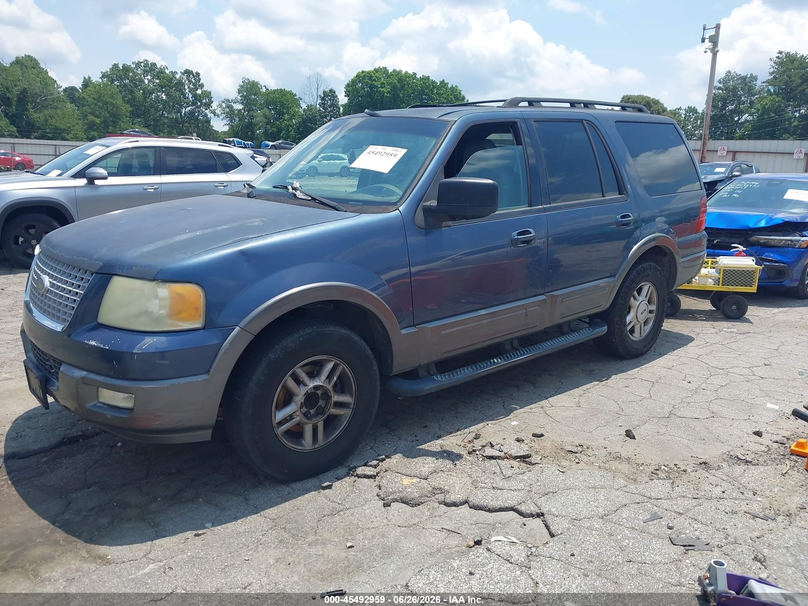 2006 Ford Expedition Xlt/xlt Sport Light Blue vin: 1FMPU15566LA91999