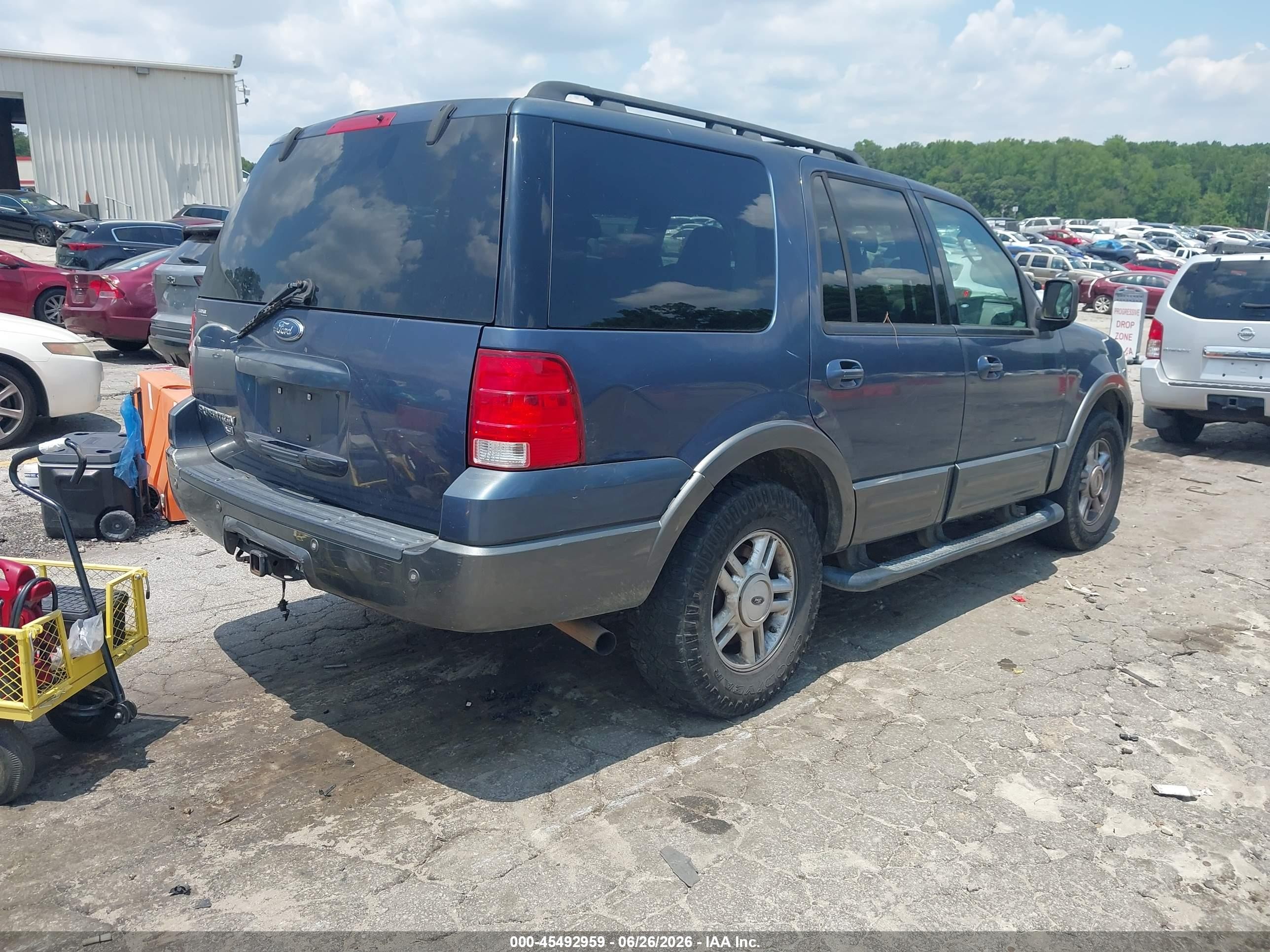 2006 Ford Expedition Xlt/xlt Sport Light Blue vin: 1FMPU15566LA91999