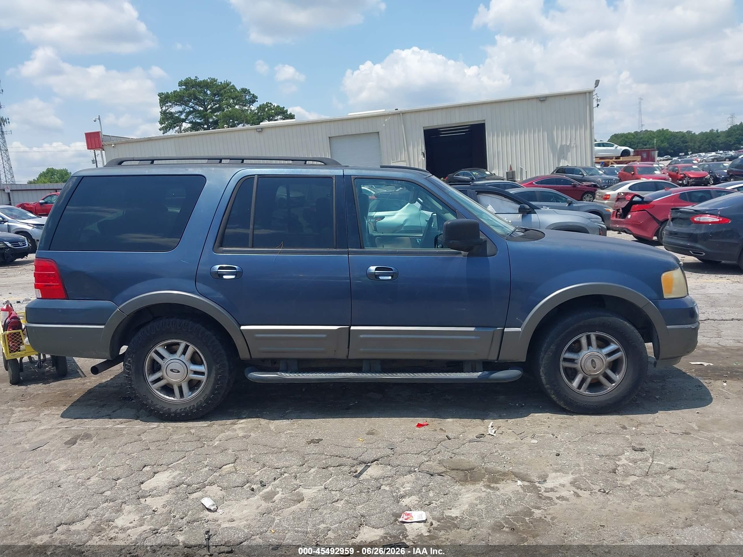 2006 Ford Expedition Xlt/xlt Sport Light Blue vin: 1FMPU15566LA91999