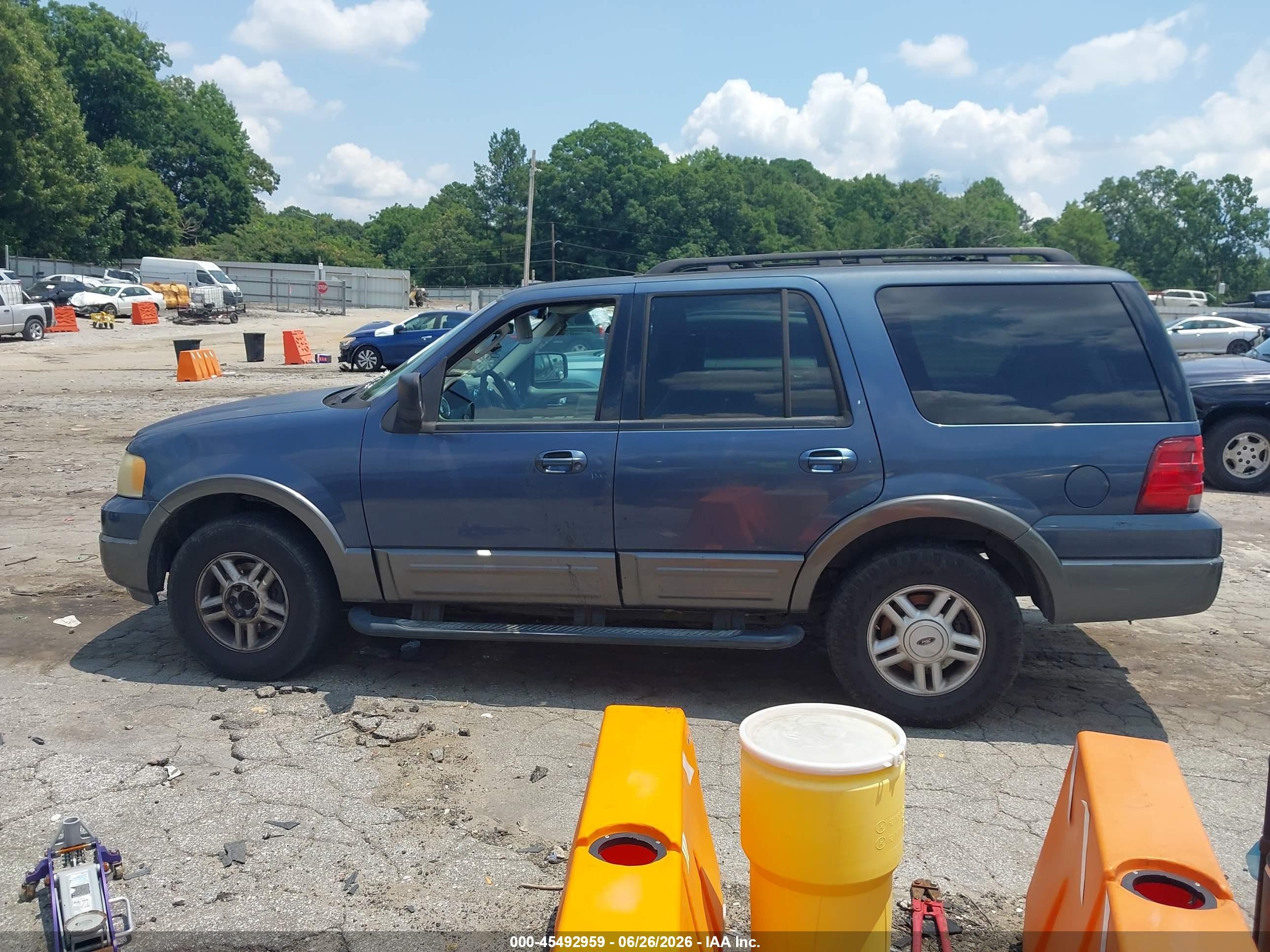2006 Ford Expedition Xlt/xlt Sport Light Blue vin: 1FMPU15566LA91999