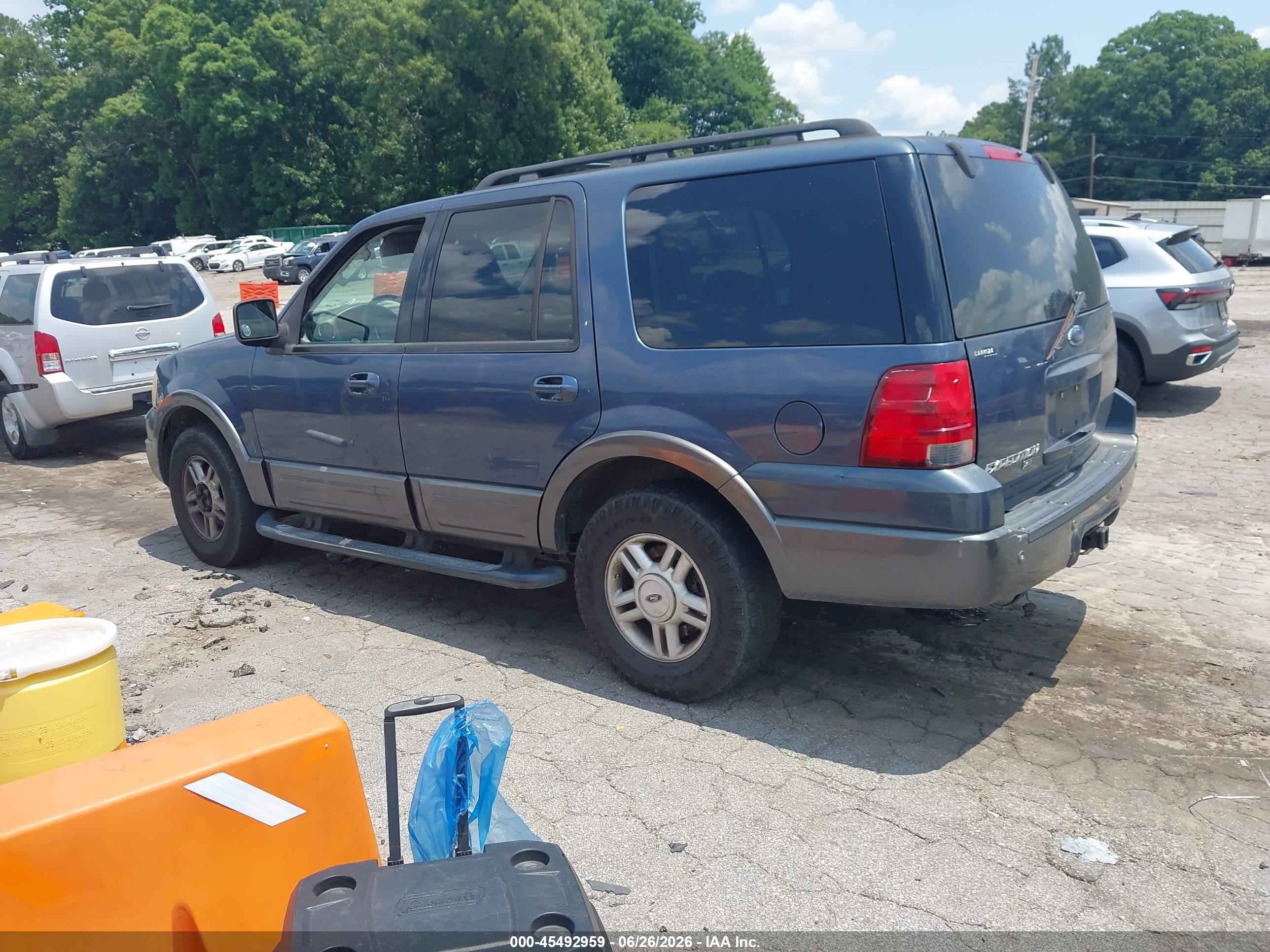 2006 Ford Expedition Xlt/xlt Sport Light Blue vin: 1FMPU15566LA91999