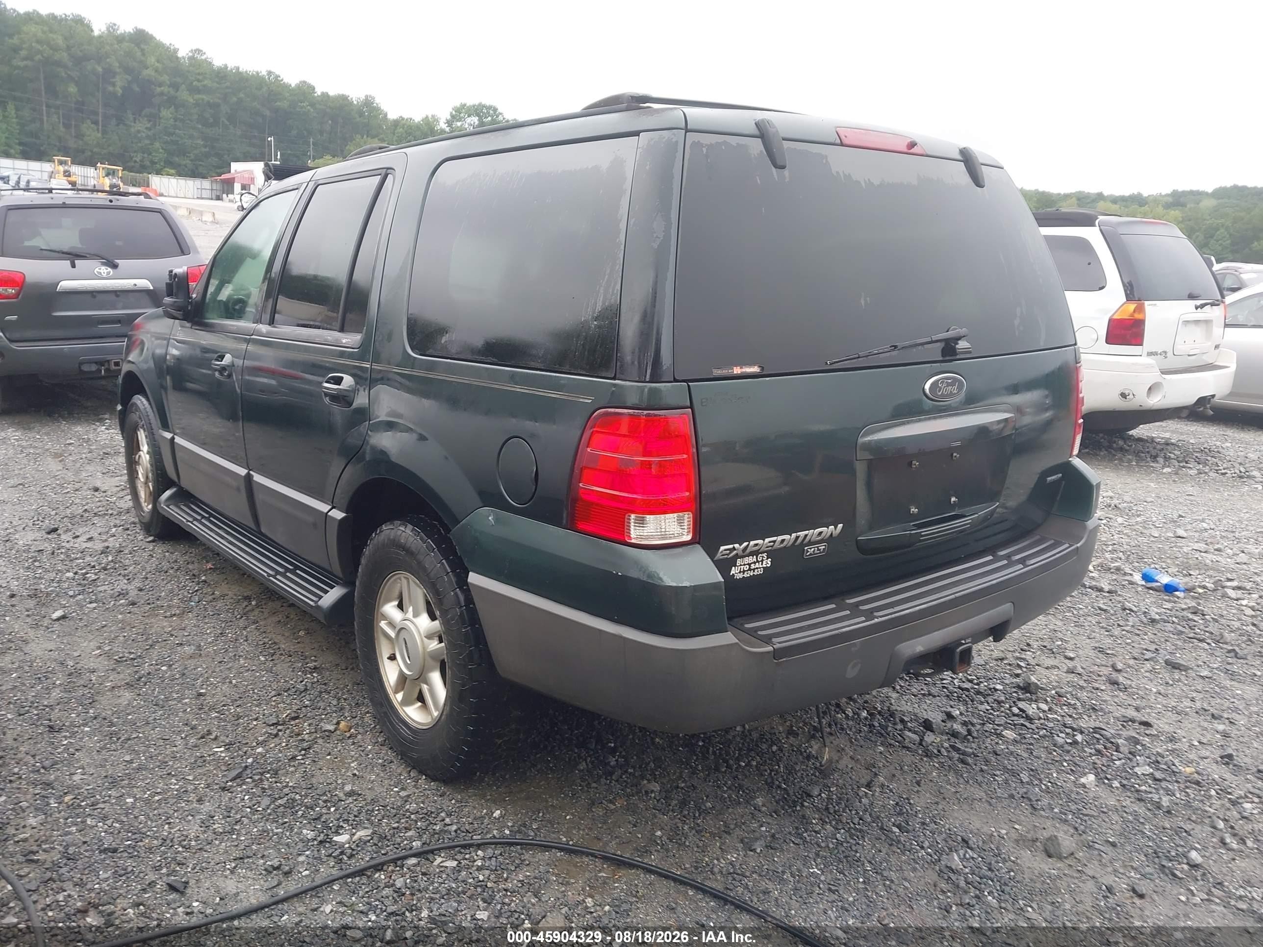 2004 Ford Expedition Xlt Green vin: 1FMPU15L64LB19456