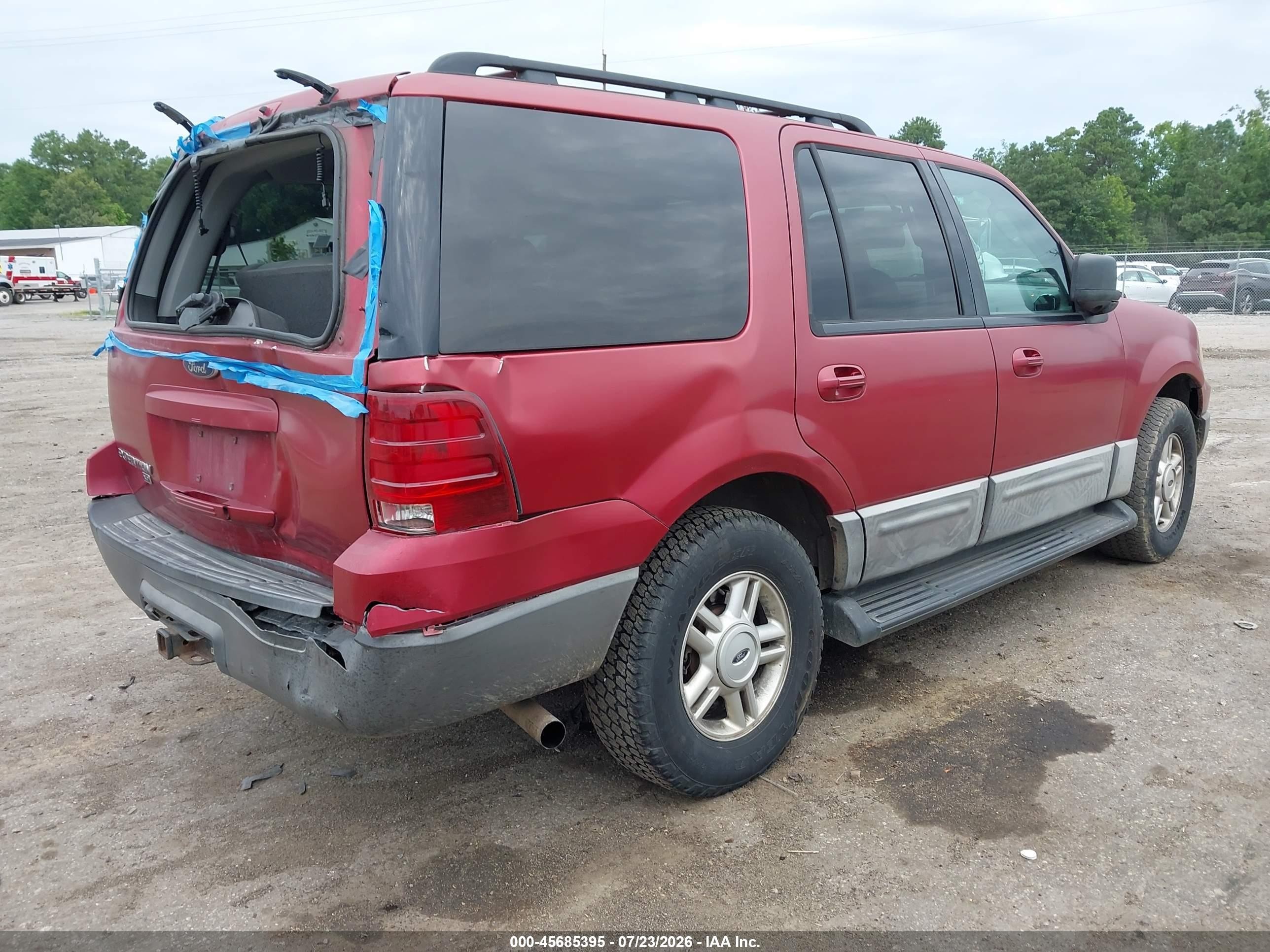 2005 Ford Expedition Nbx/xlt Red vin: 1FMPU16545LA59226
