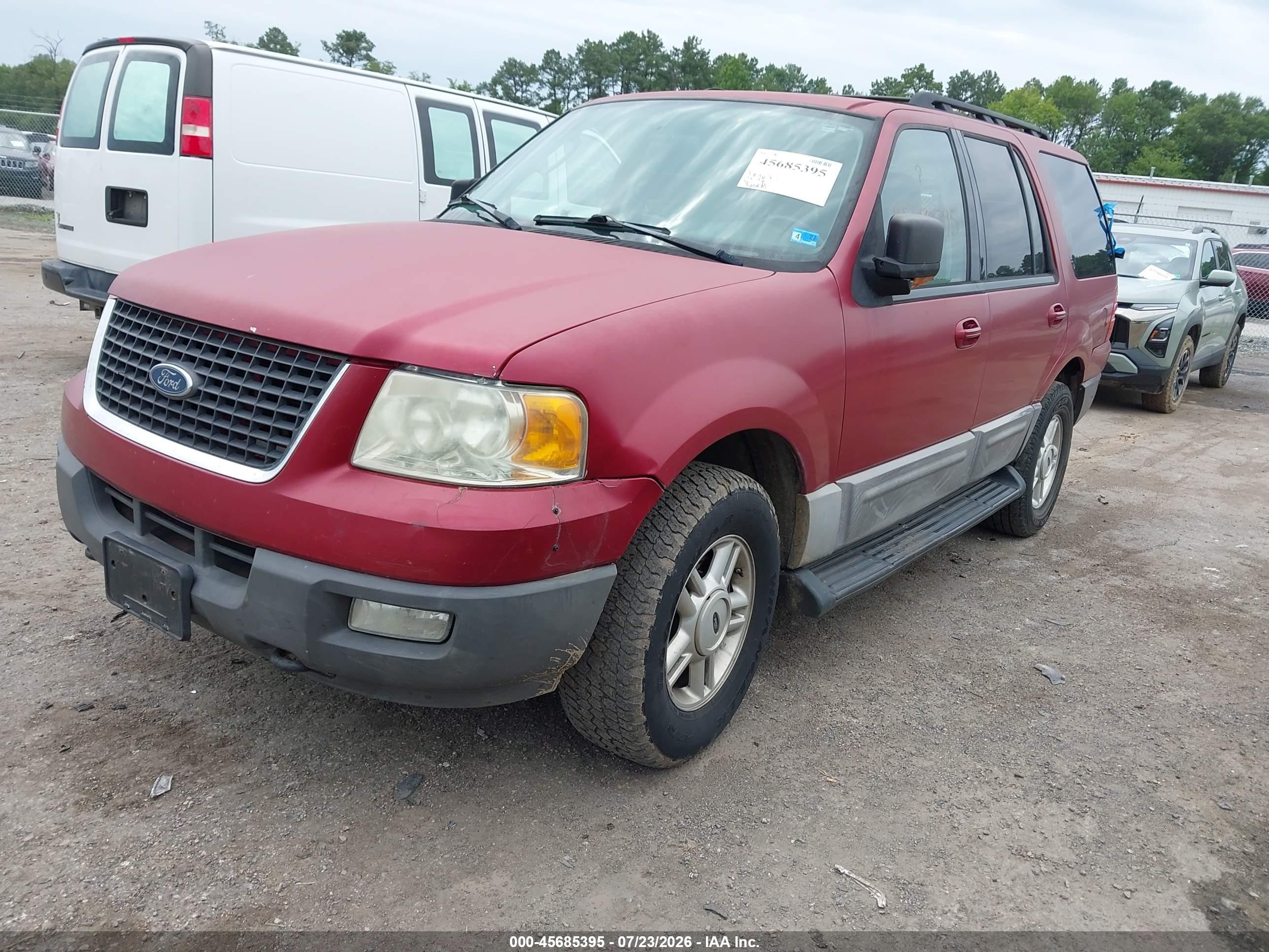 2005 Ford Expedition Nbx/xlt Red vin: 1FMPU16545LA59226