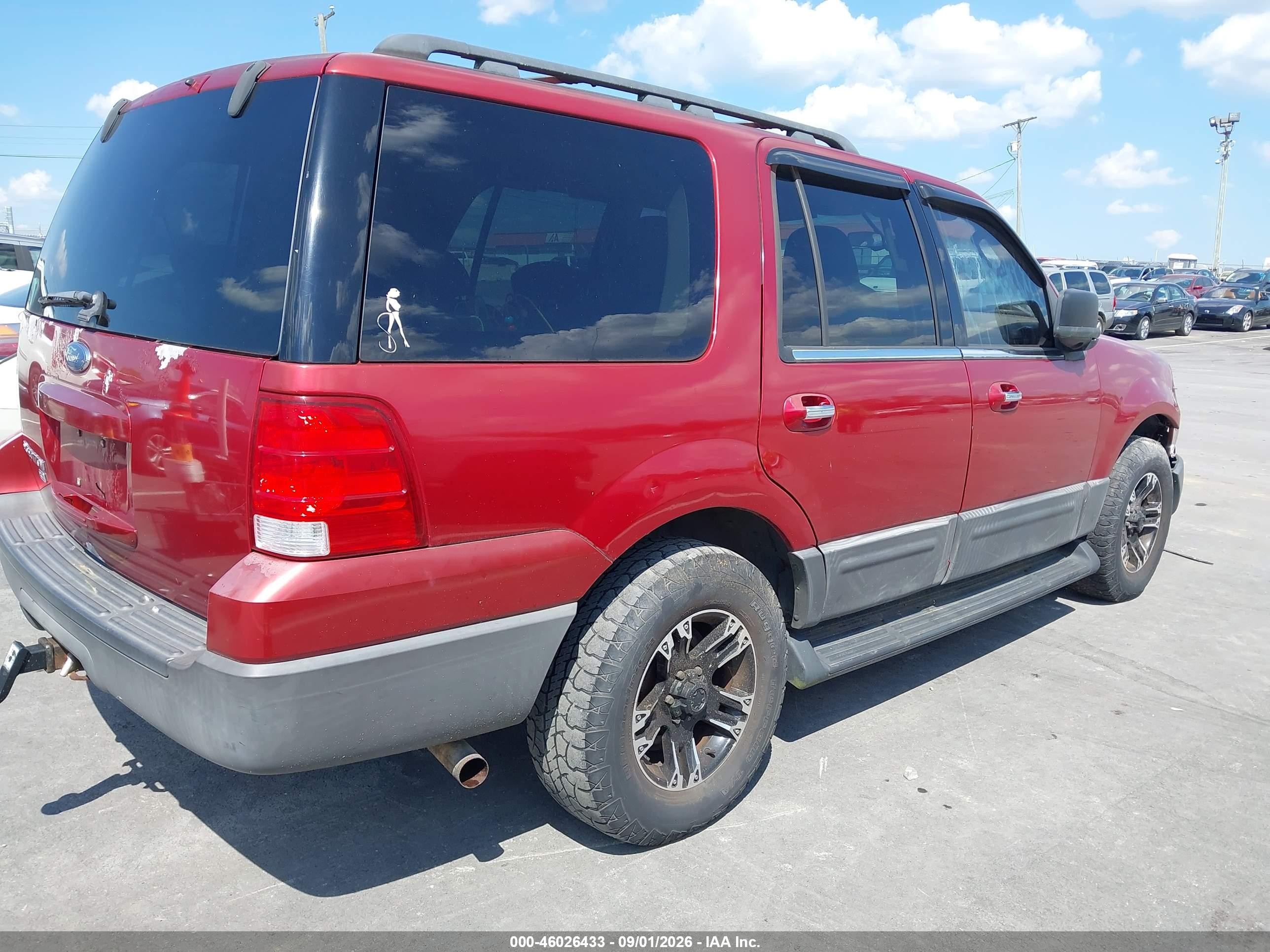 2005 Ford Expedition Nbx/xlt Red vin: 1FMPU16575LA71581