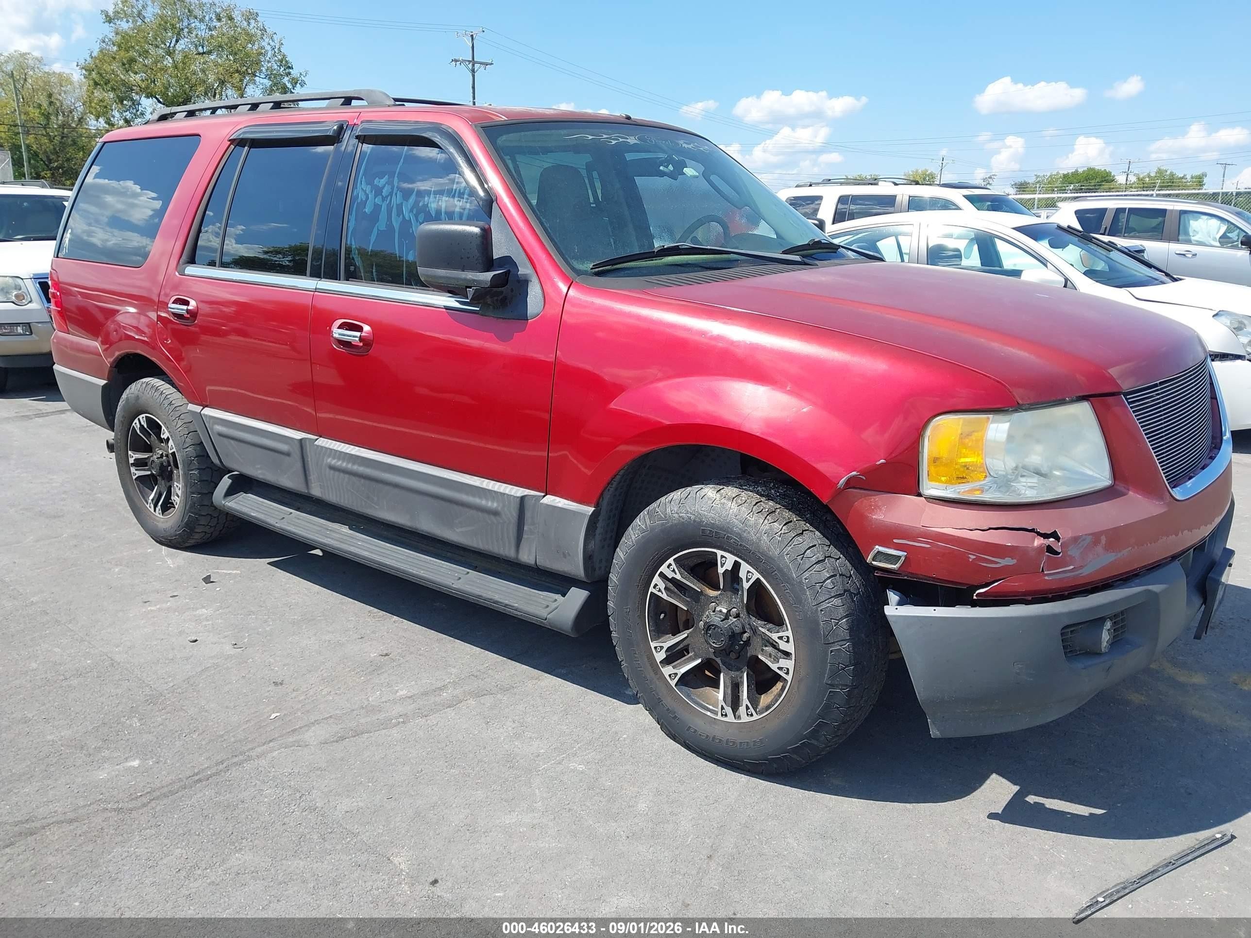 2005 Ford Expedition Nbx/xlt Red vin: 1FMPU16575LA71581