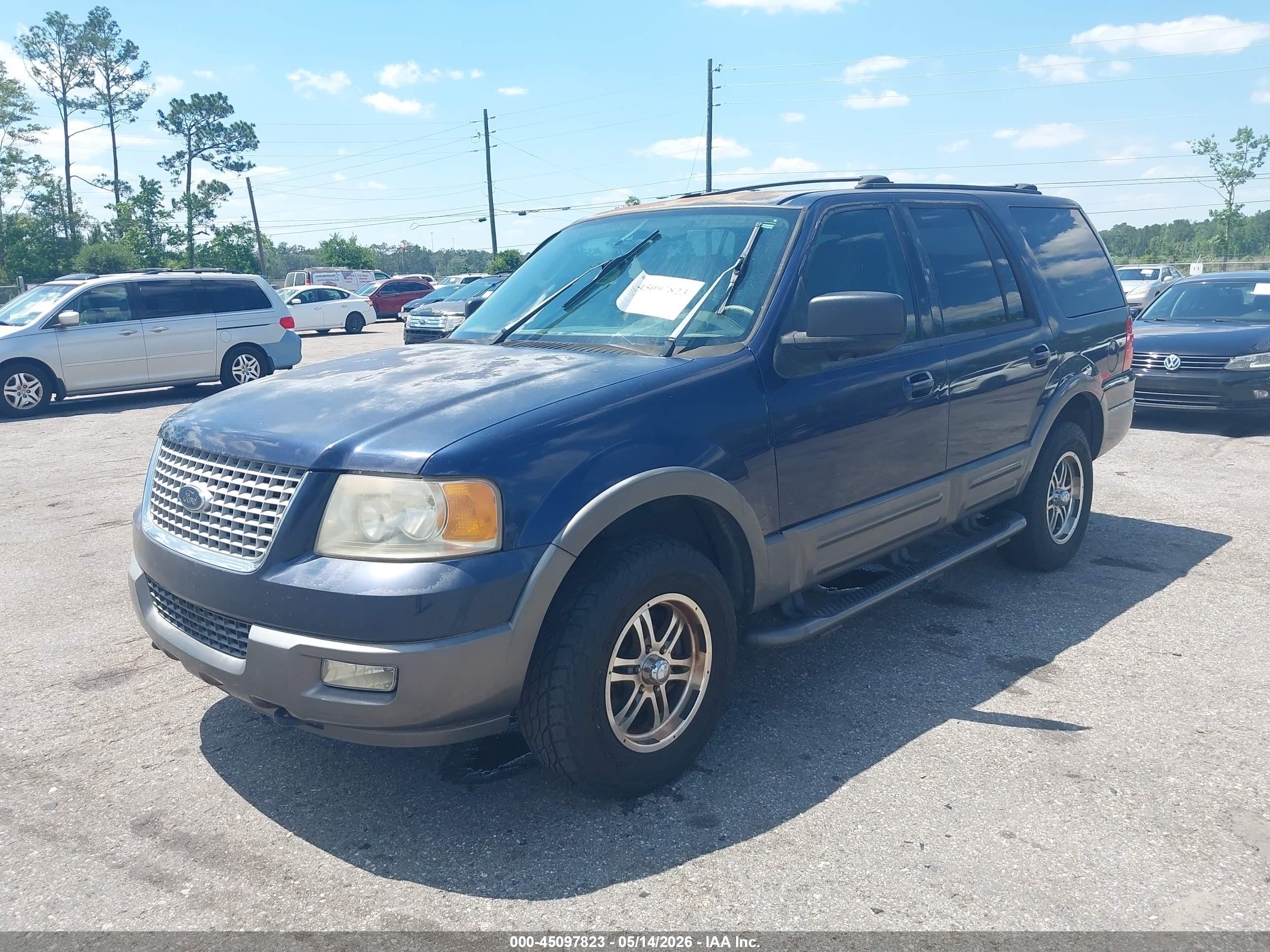 2004 Ford Expedition Nbx/xlt Blue vin: 1FMPU16L04LA34627