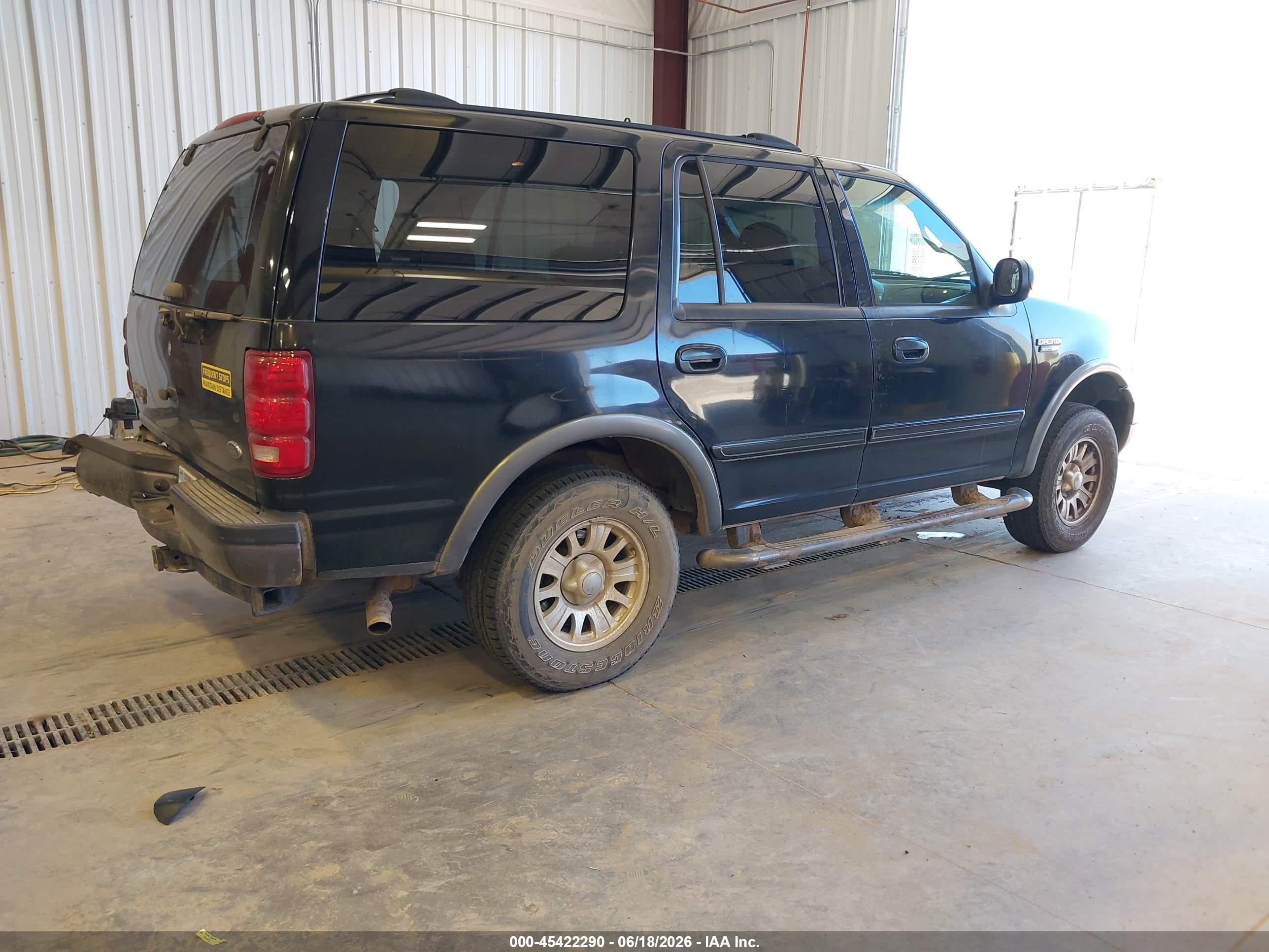 2001 Ford Expedition Xlt Dark Blue vin: 1FMPU16L31LB02785