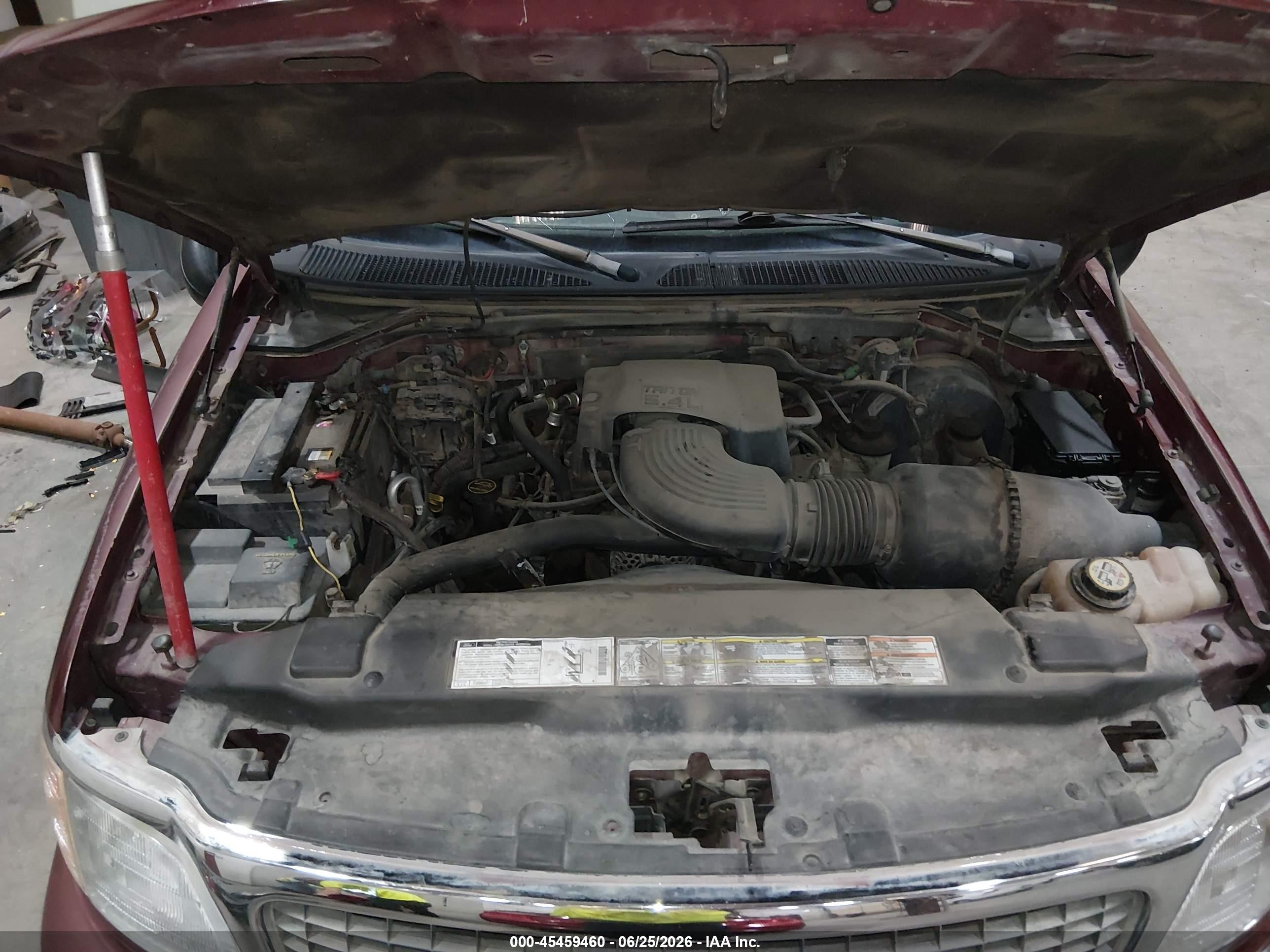 2001 Ford Expedition Xlt Red vin: 1FMPU16L31LB31607