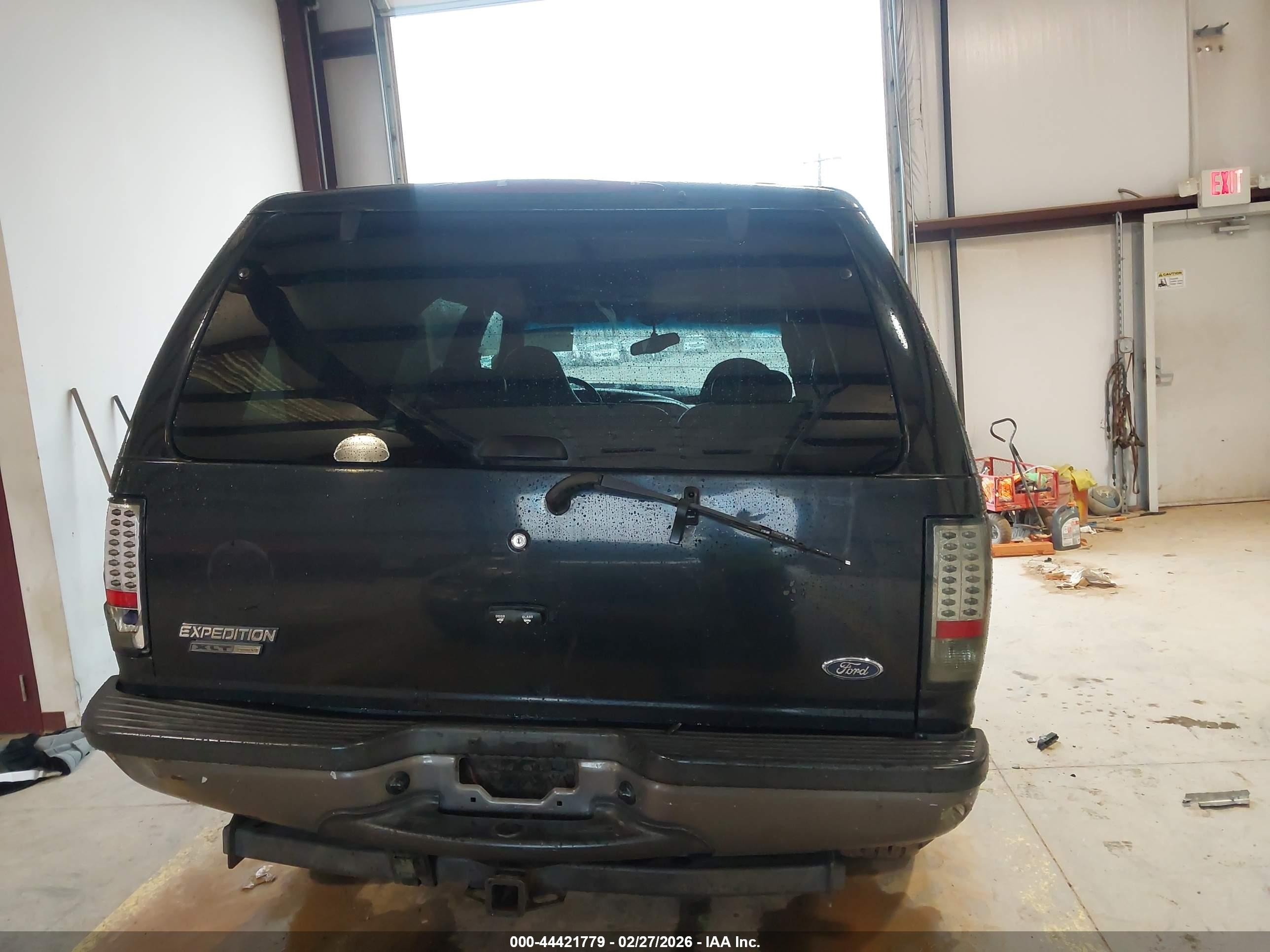 2001 Ford Expedition Xlt Black vin: 1FMPU16L31LB81097