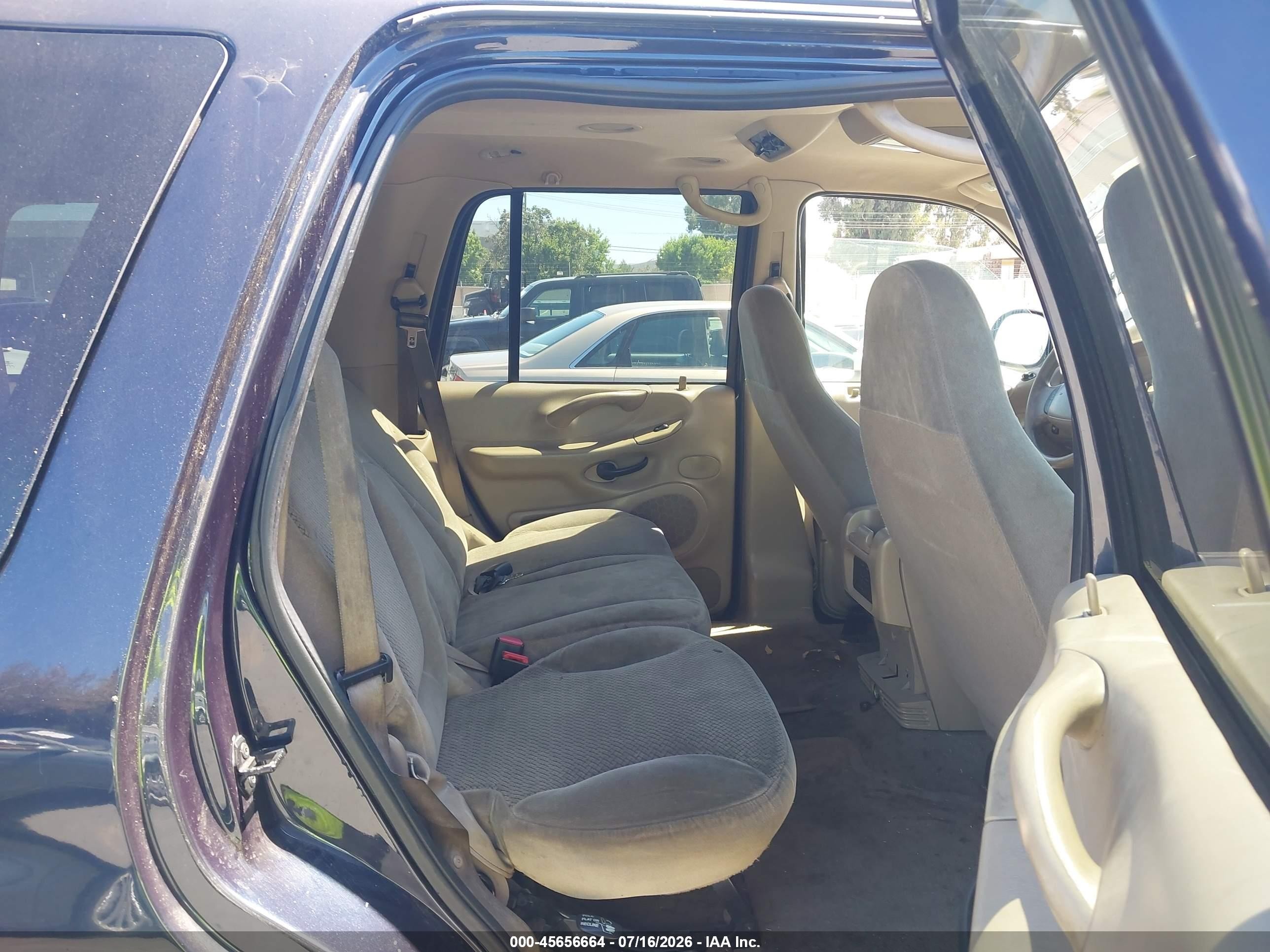 2001 Ford Expedition Xlt Blue vin: 1FMPU16L41LB04822