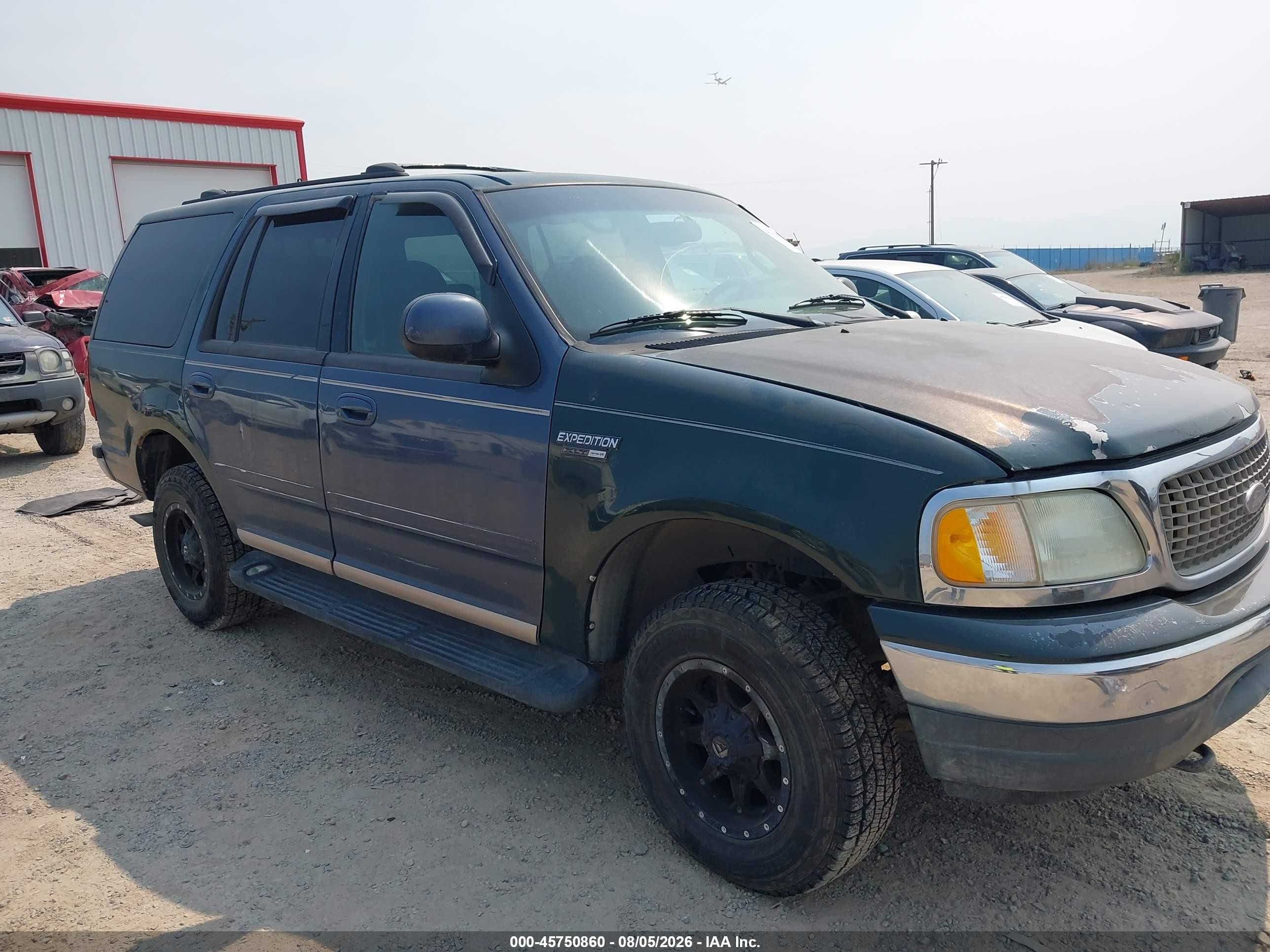 2001 Ford Expedition Xlt Green vin: 1FMPU16L51LB56881