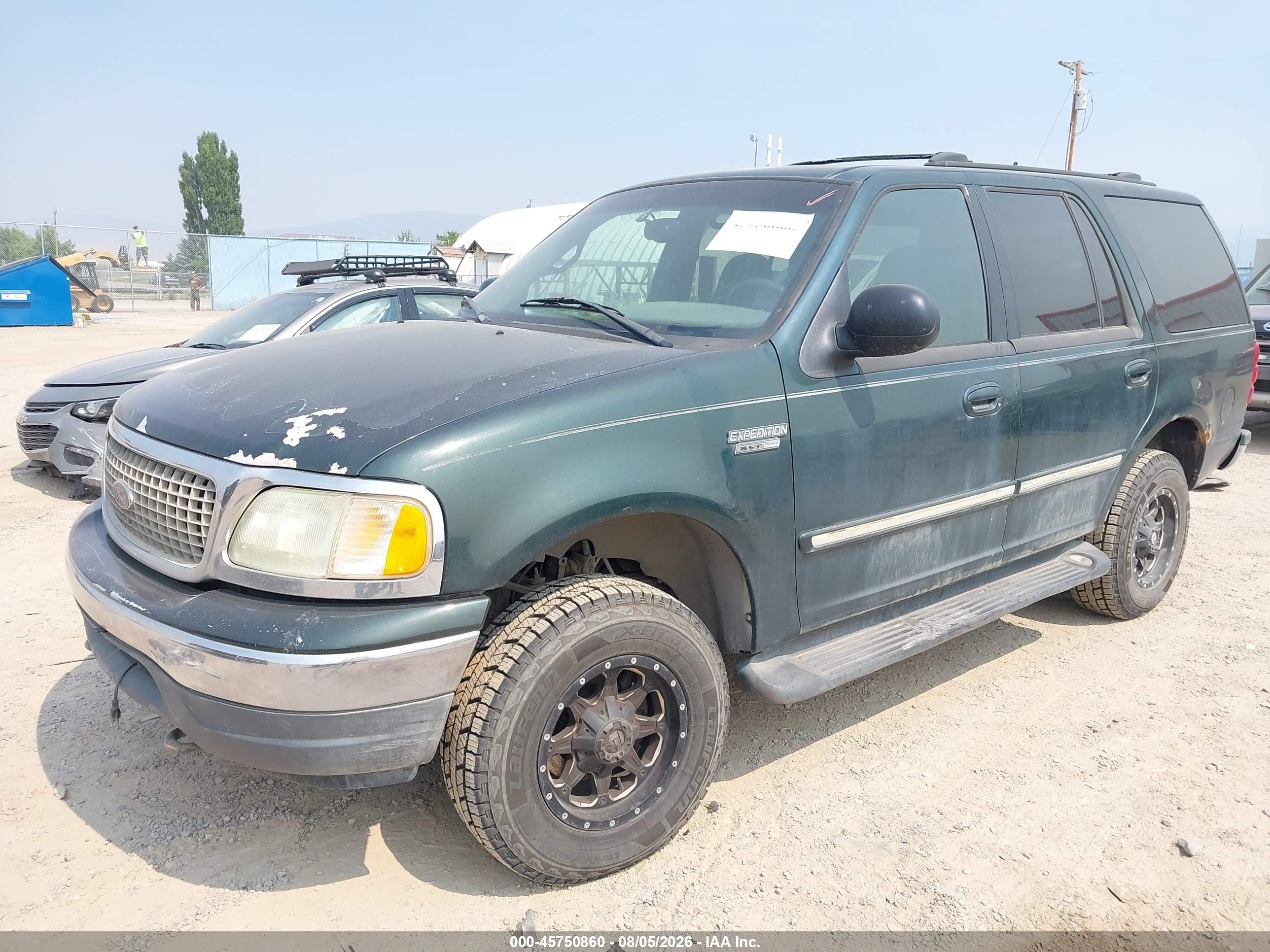 2001 Ford Expedition Xlt Green vin: 1FMPU16L51LB56881