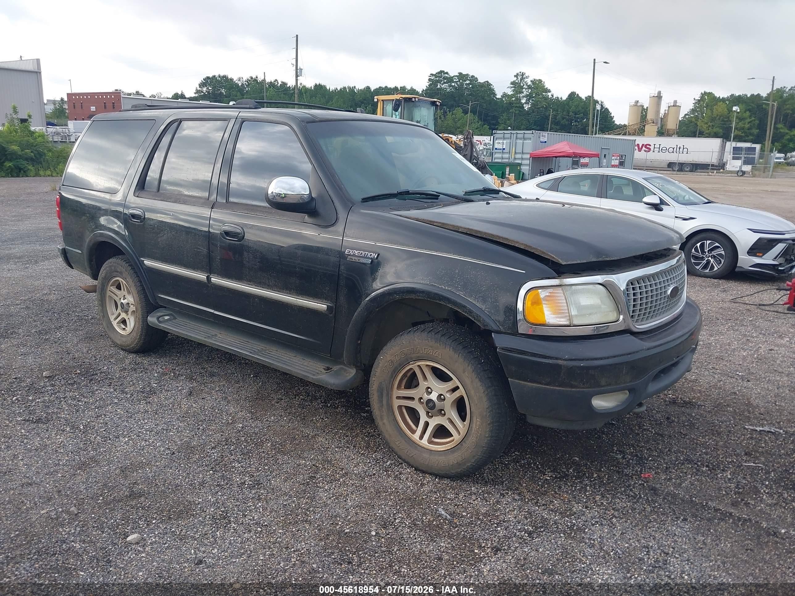2002 Ford Expedition Xlt Black vin: 1FMPU16L62LA89337