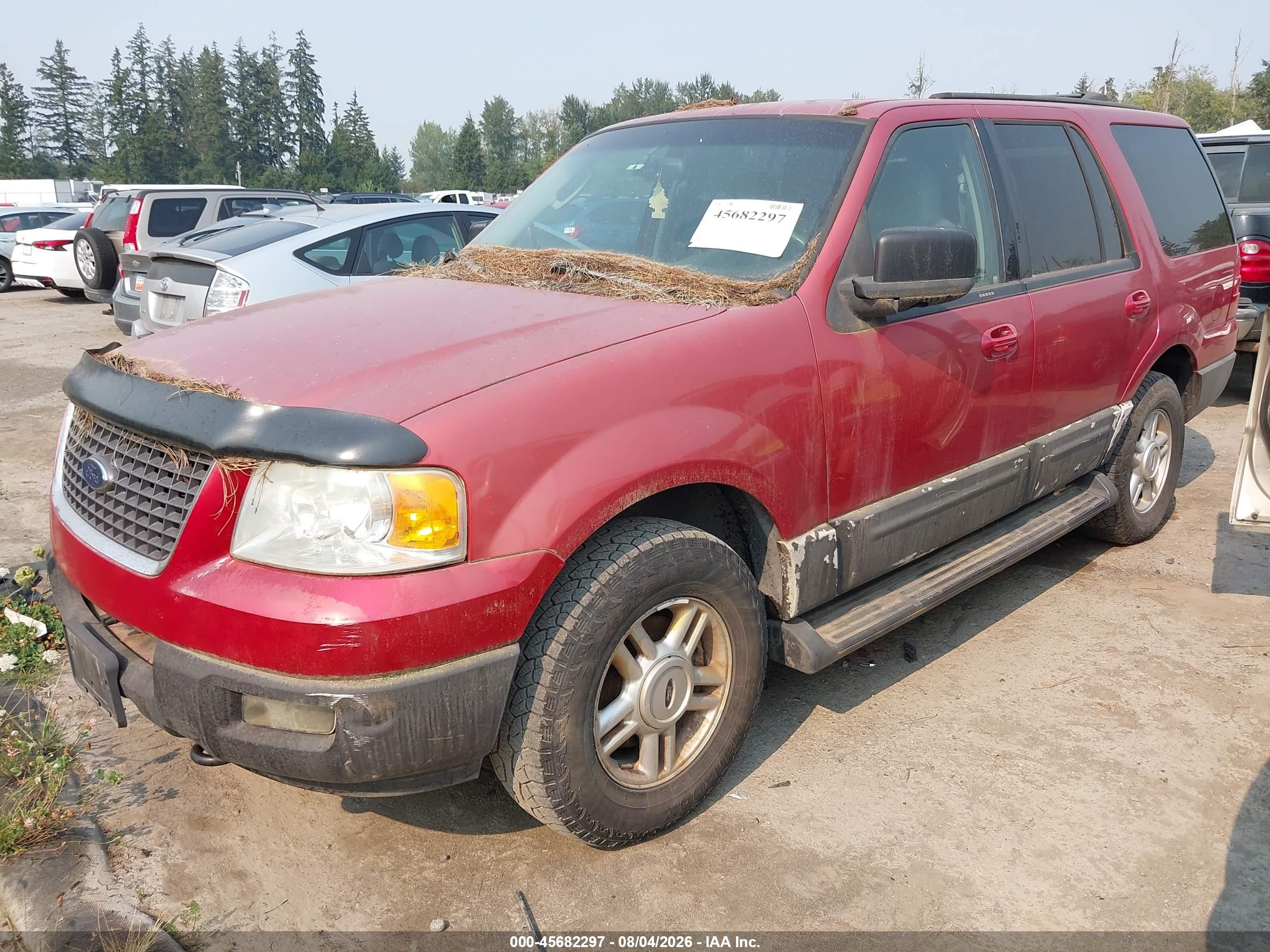 2003 Ford Expedition Xlt Красный vin: 1FMPU16L73LB98262