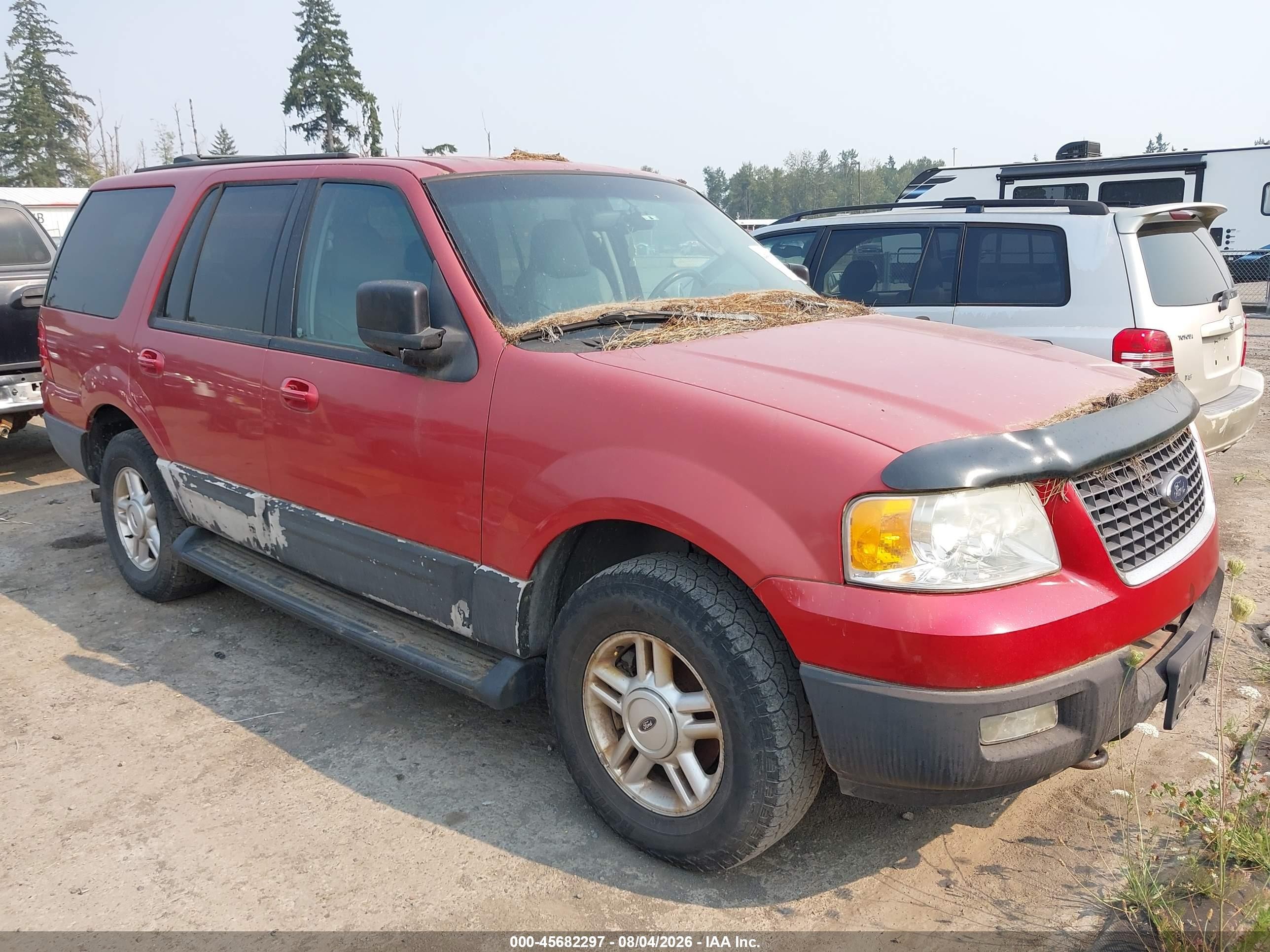 2003 Ford Expedition Xlt Red vin: 1FMPU16L73LB98262