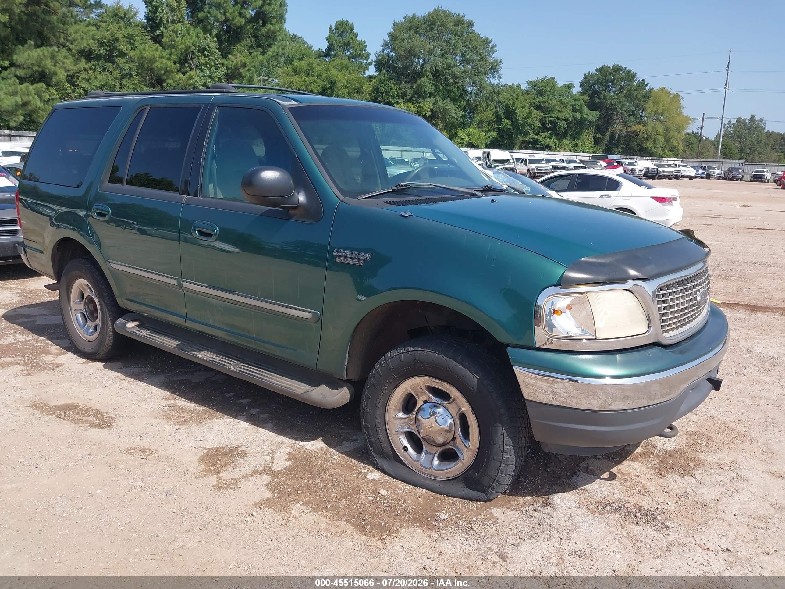 2000 Ford Expedition Xlt Green vin: 1FMPU16L8YLC36542