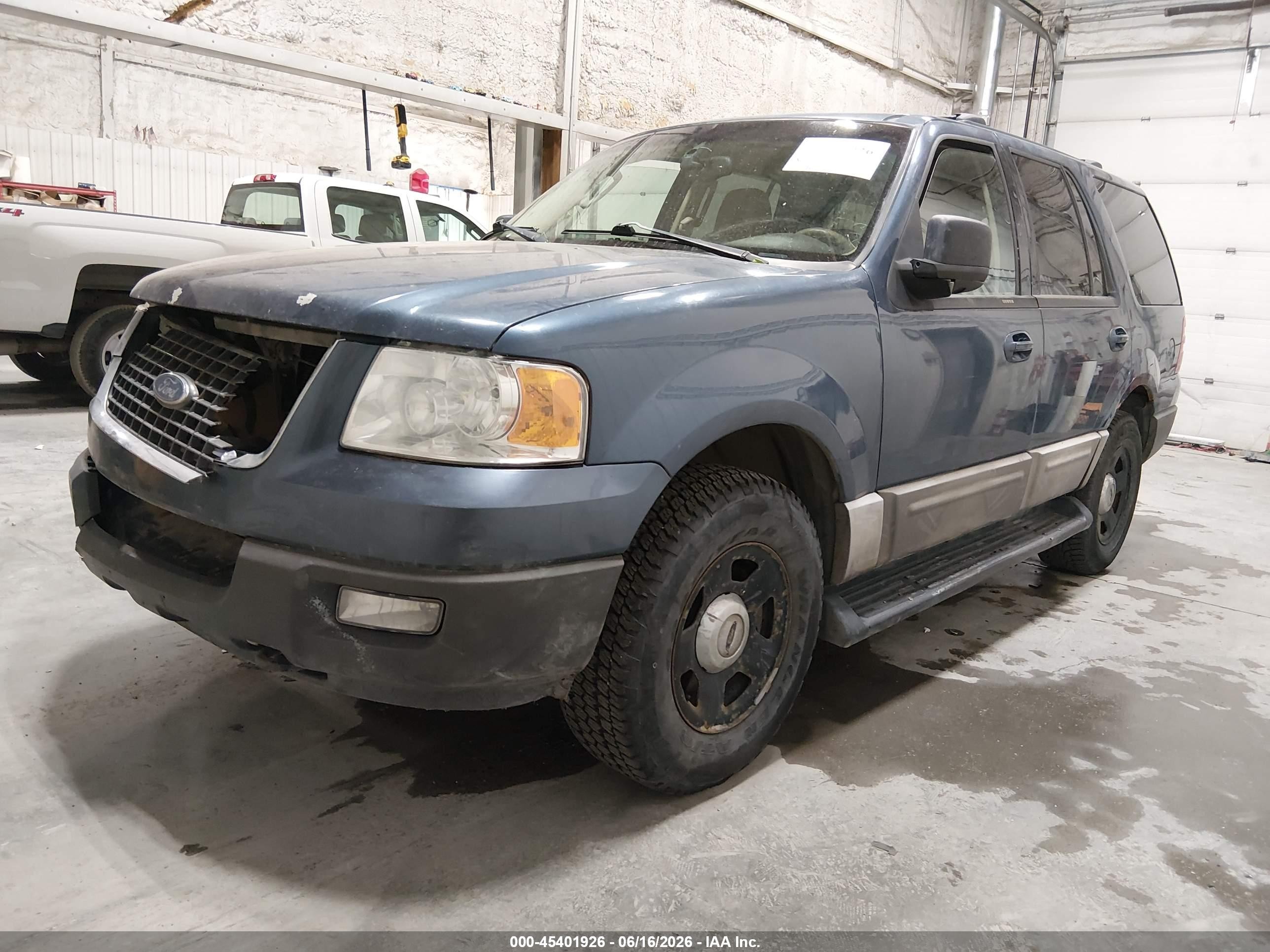 2003 Ford Expedition Xlt Blue vin: 1FMPU16L93LB88526