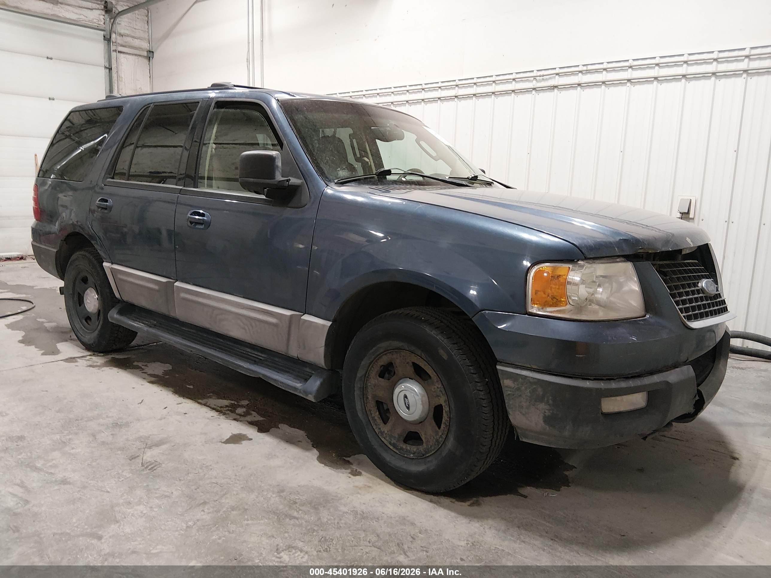 2003 Ford Expedition Xlt Blue vin: 1FMPU16L93LB88526