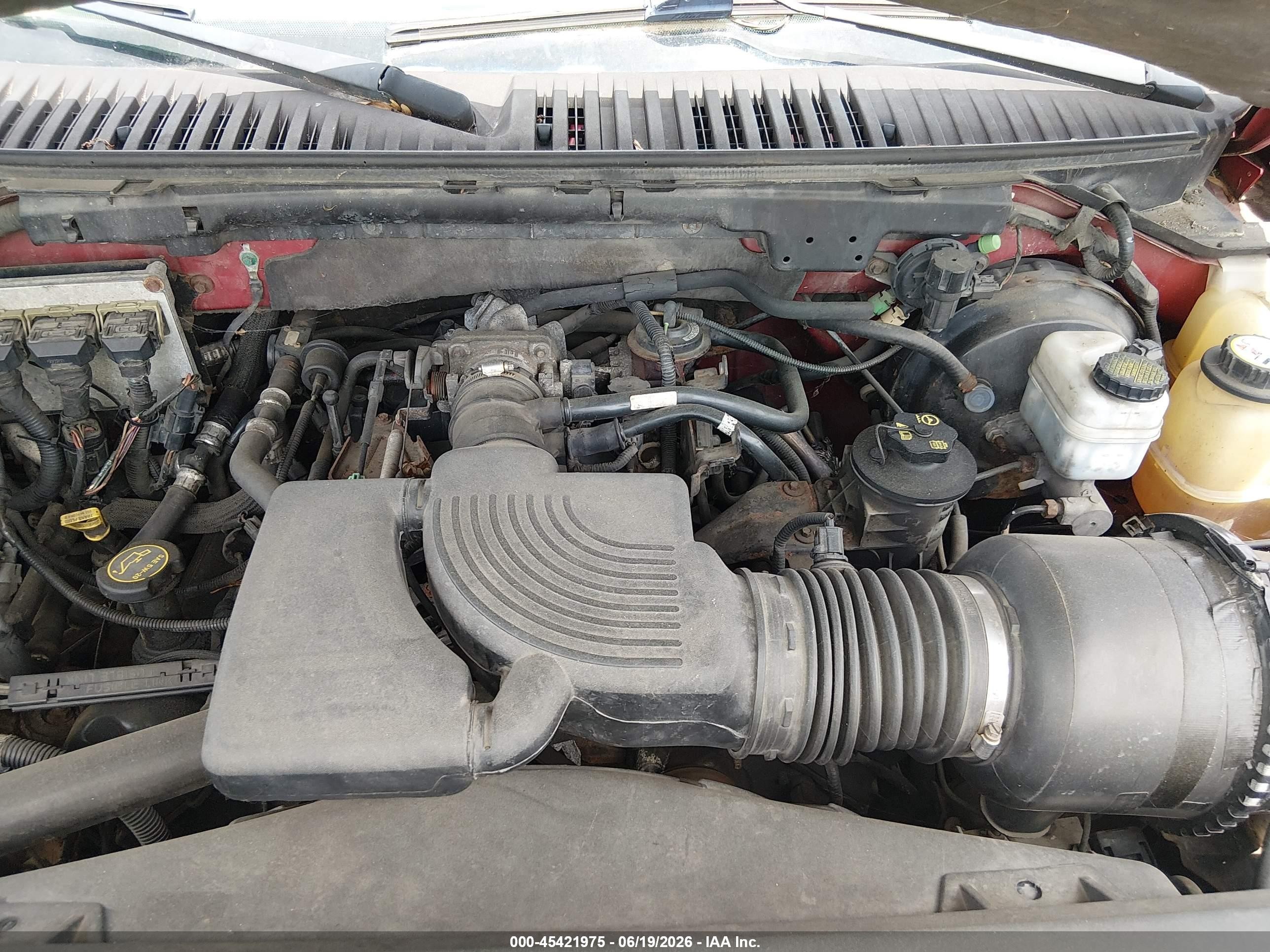 2004 Ford Expedition Nbx/xlt Red vin: 1FMPU16L94LA75743