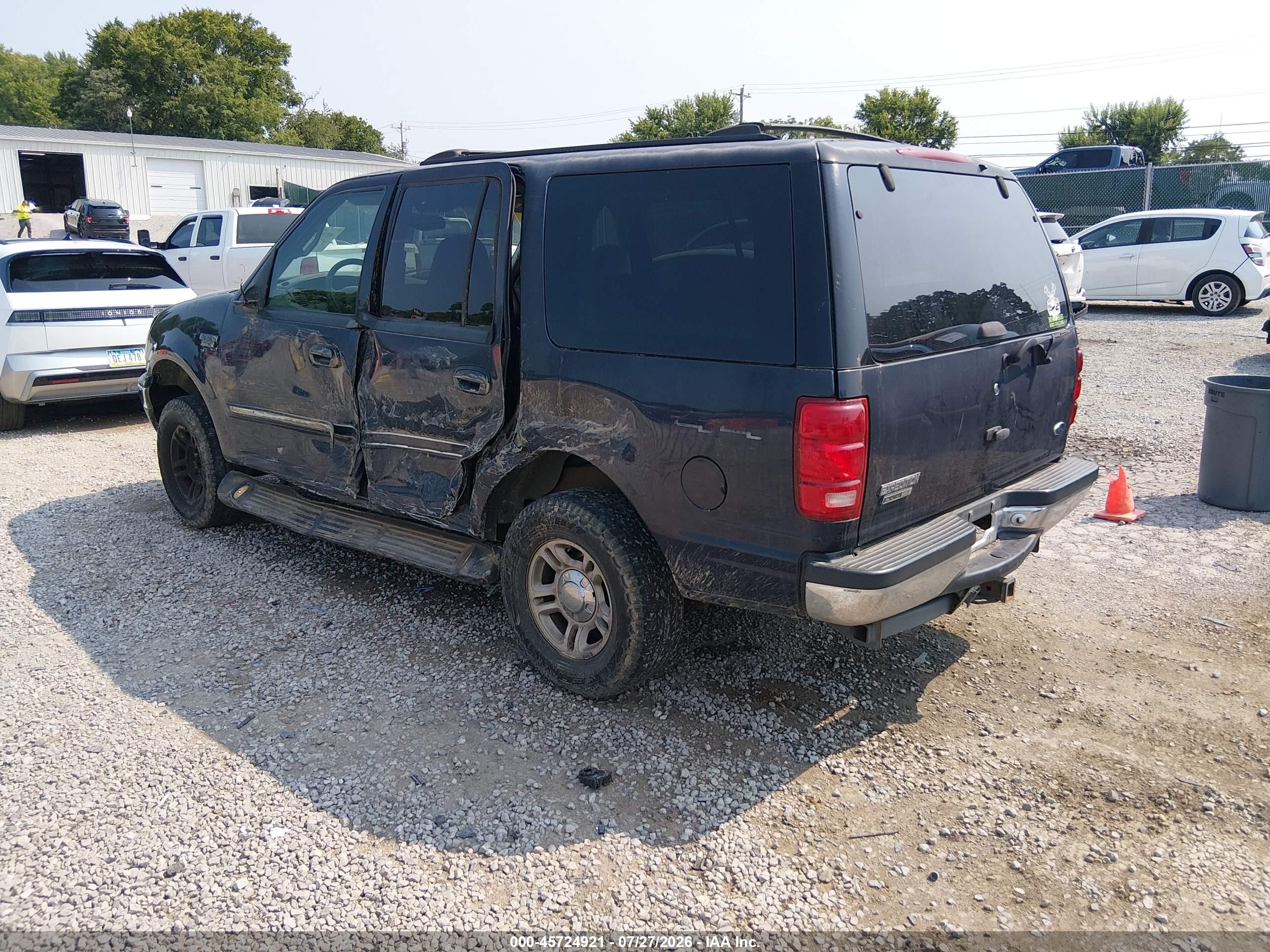 2000 Ford Expedition Xlt Blue vin: 1FMPU16L9YLC21614