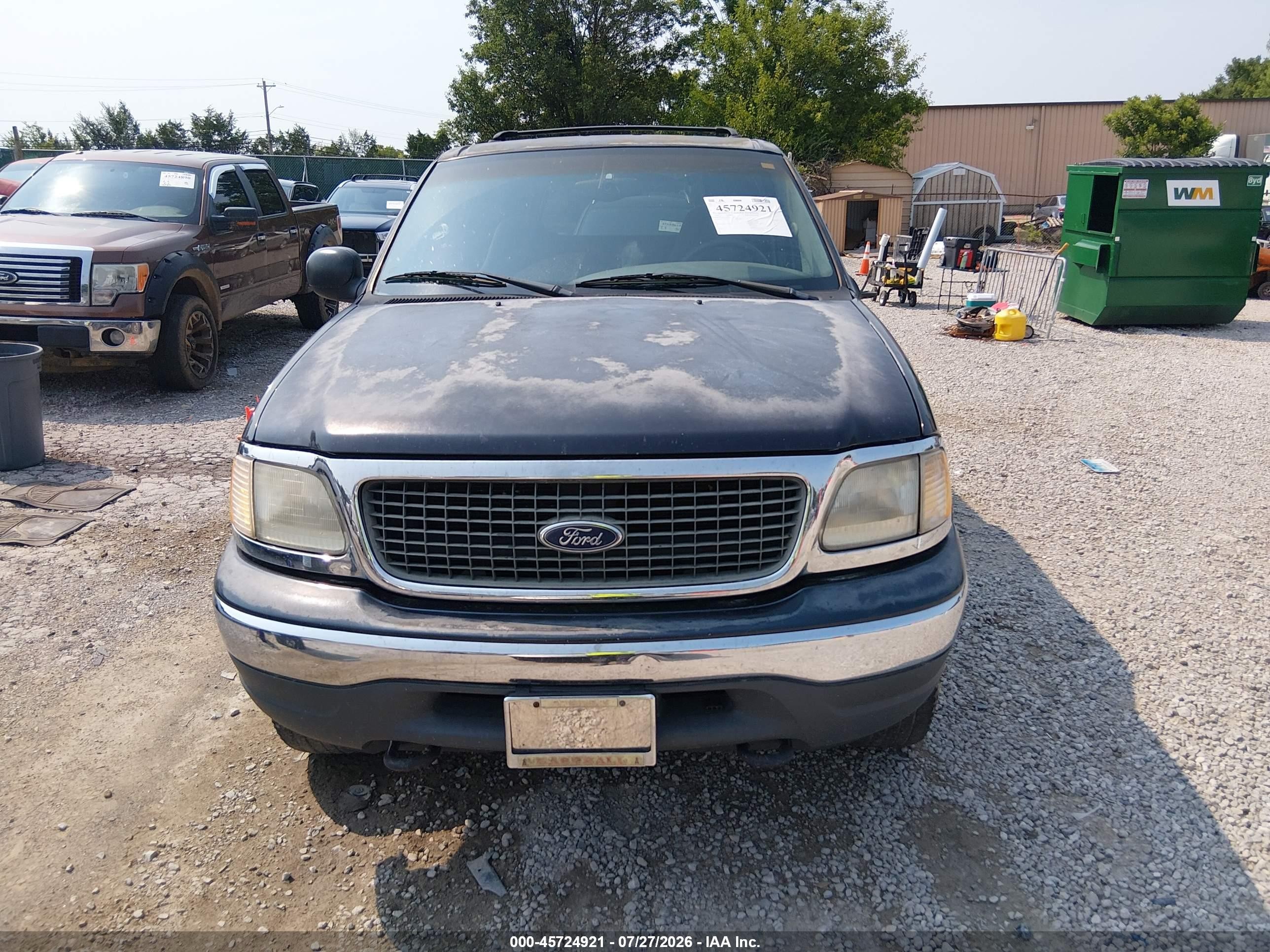 2000 Ford Expedition Xlt Blue vin: 1FMPU16L9YLC21614