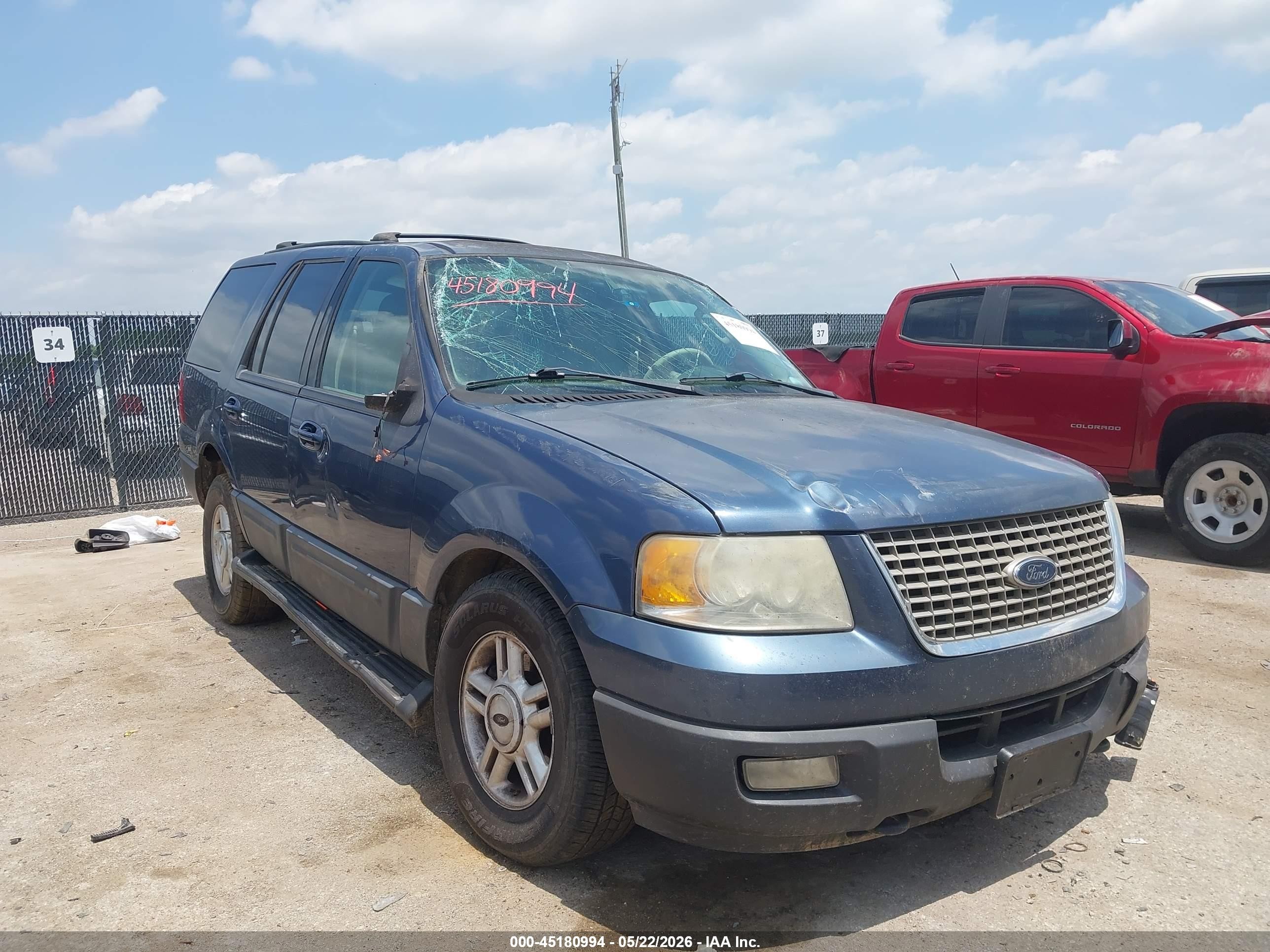 2004 Ford Expedition Nbx/xlt Blue vin: 1FMPU16LX4LB19412