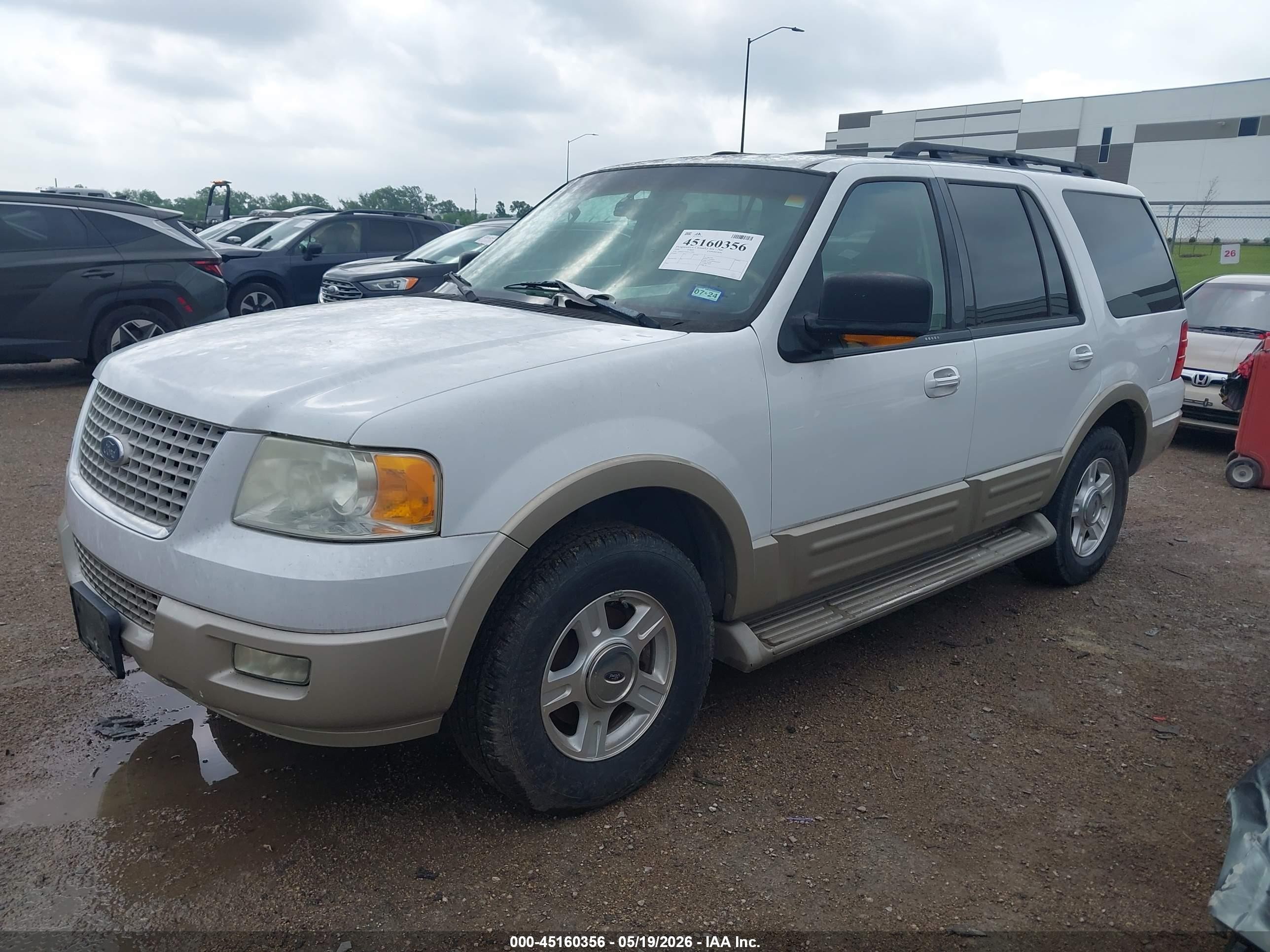 2006 Ford Expedition Eddie Bauer/king Ranch White vin: 1FMPU17526LA37970