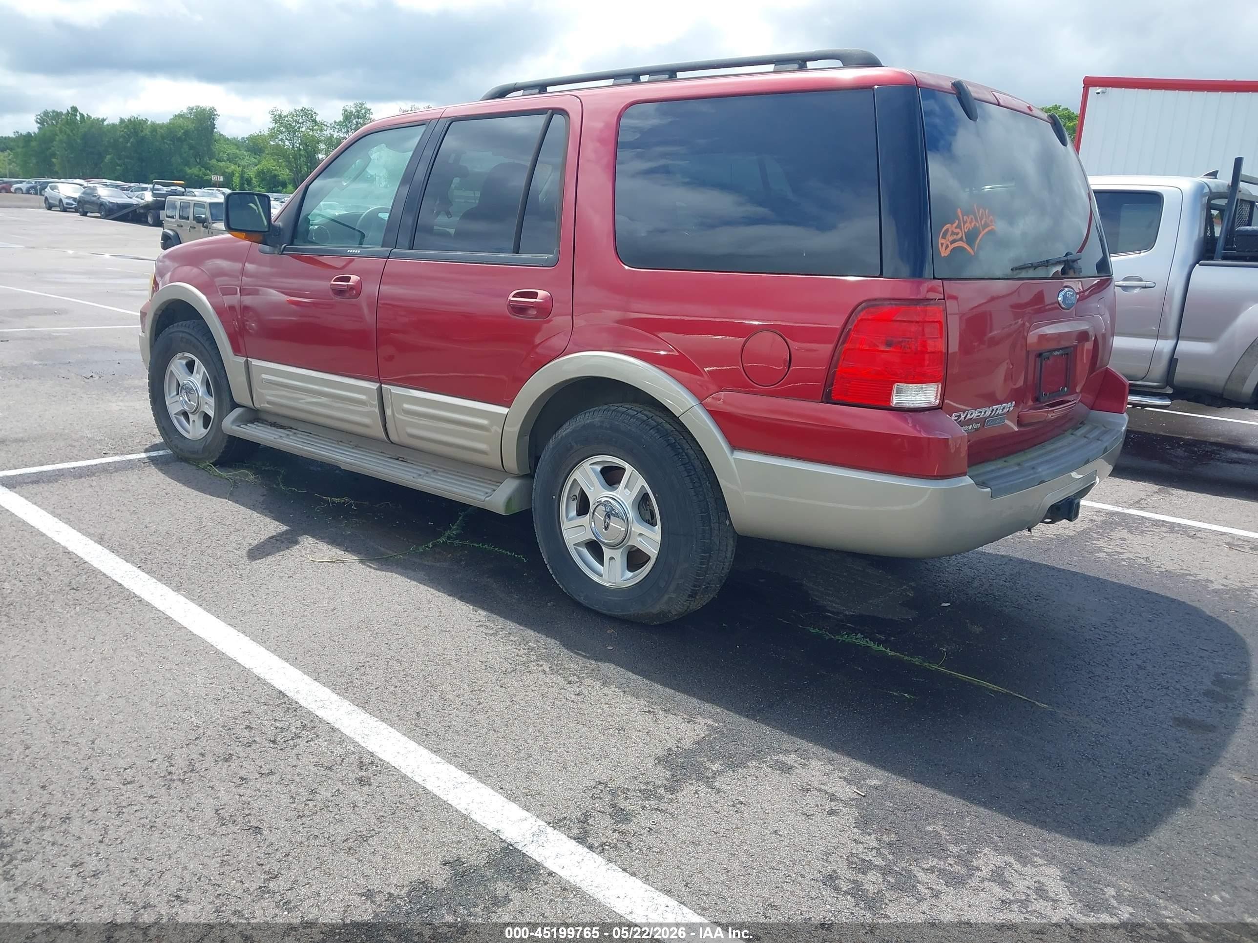 2005 Ford Expedition Eddie Bauer/king Ranch Maroon vin: 1FMPU17535LA22196