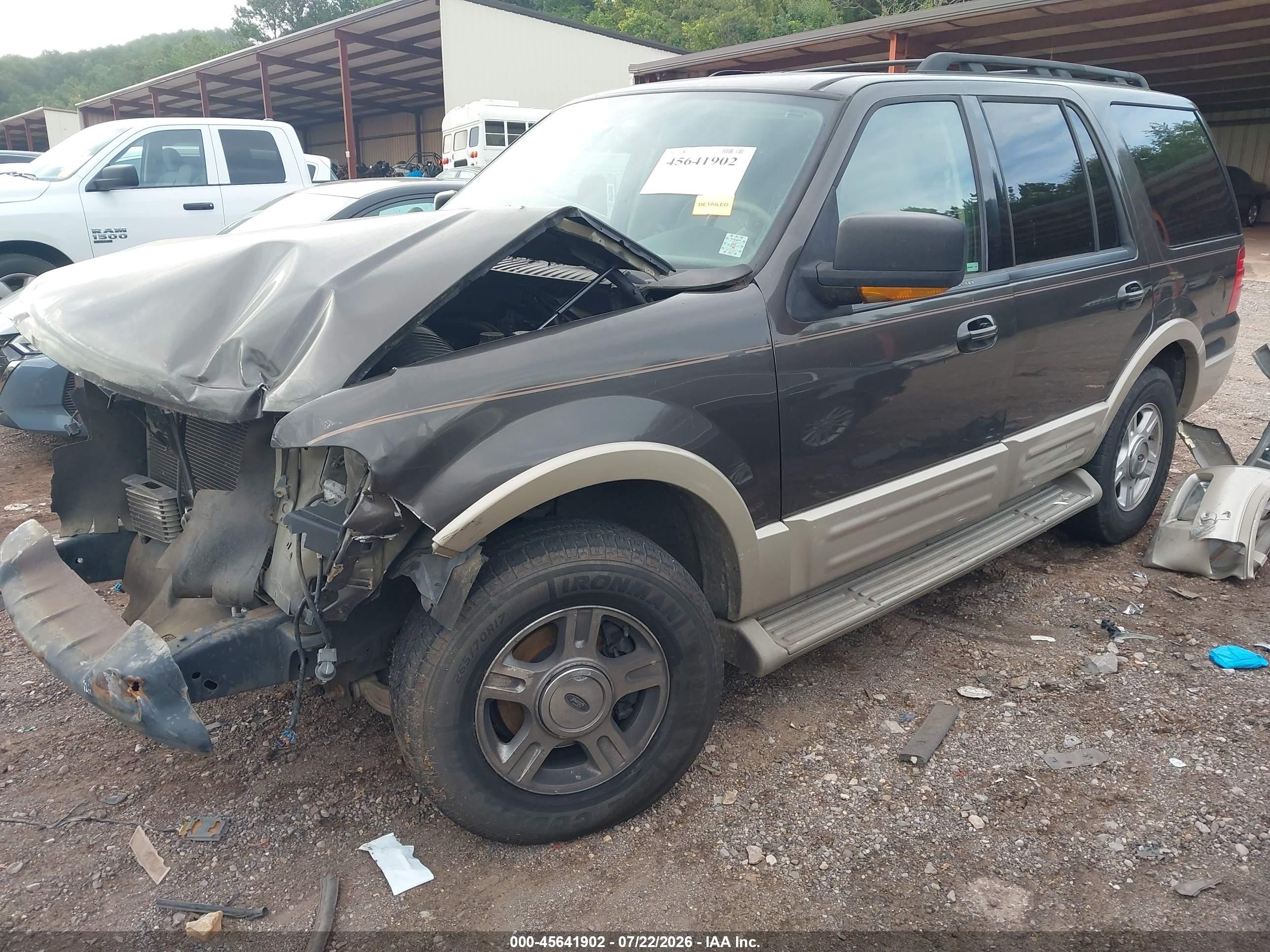 2005 Ford Expedition Eddie Bauer/king Ranch Серый vin: 1FMPU17535LA83290