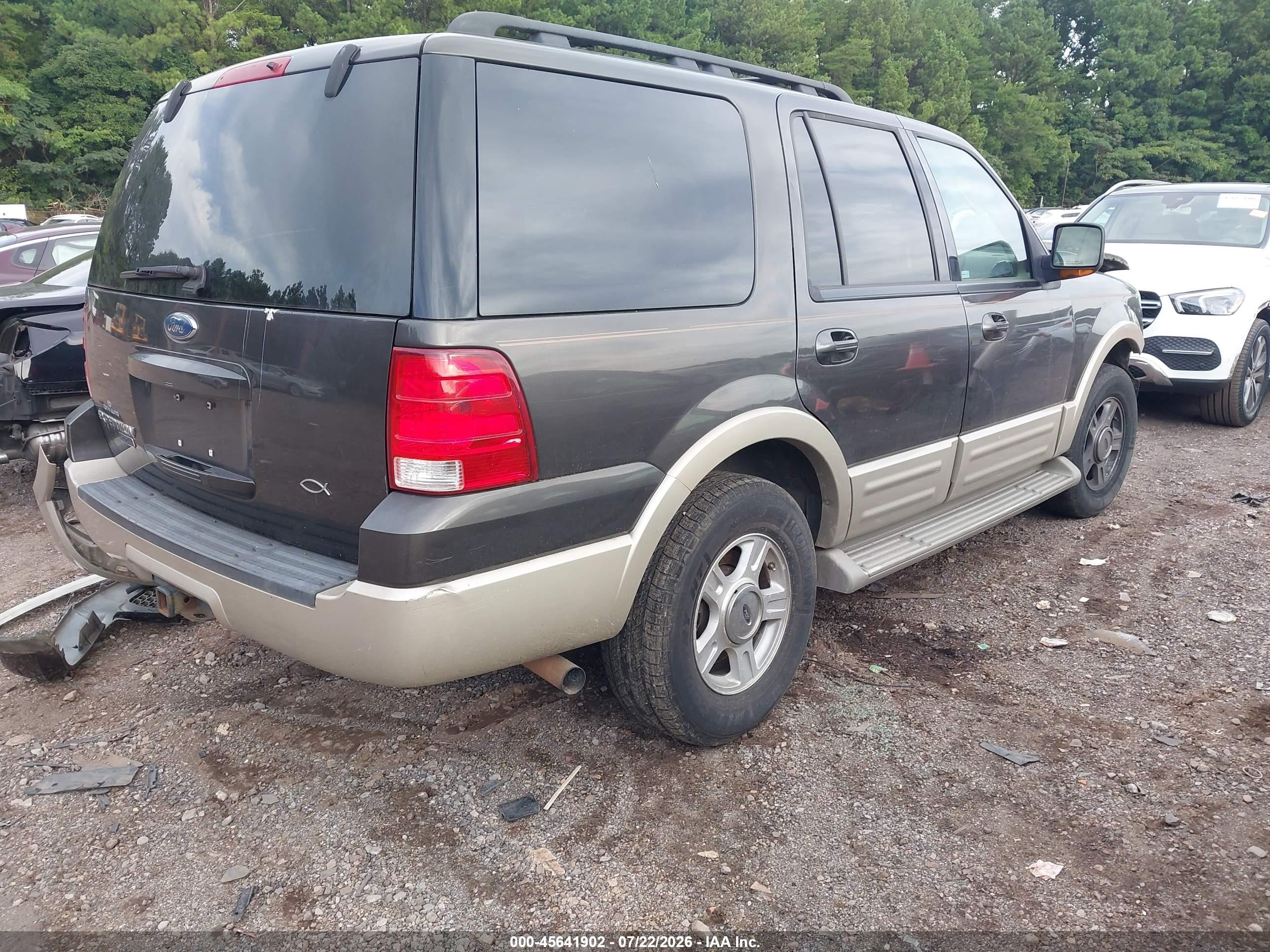 2005 Ford Expedition Eddie Bauer/king Ranch Серый vin: 1FMPU17535LA83290