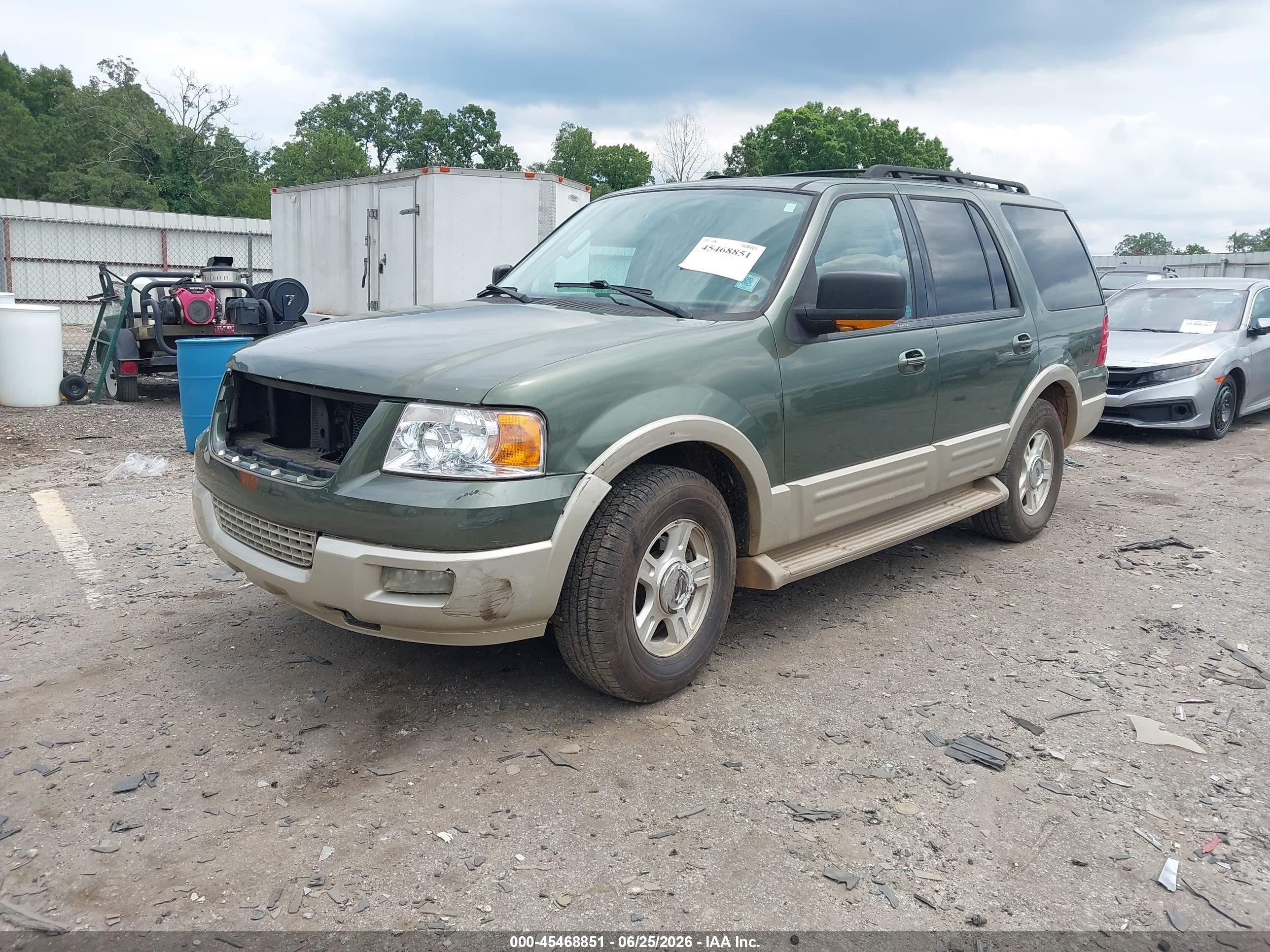2005 Ford Expedition Eddie Bauer/king Ranch Green vin: 1FMPU17535LA88506