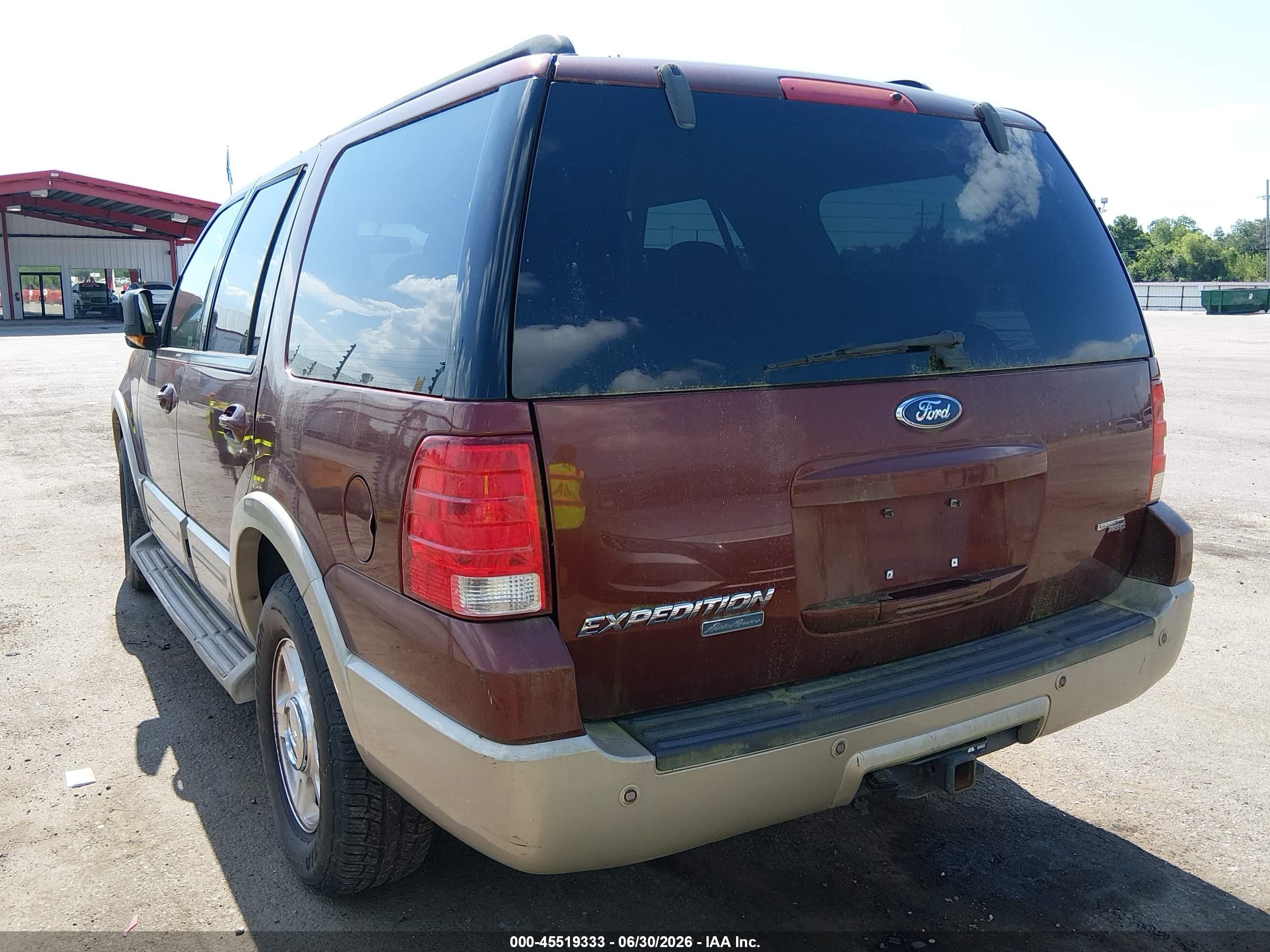 2006 Ford Expedition Eddie Bauer/king Ranch Maroon vin: 1FMPU17536LA89639