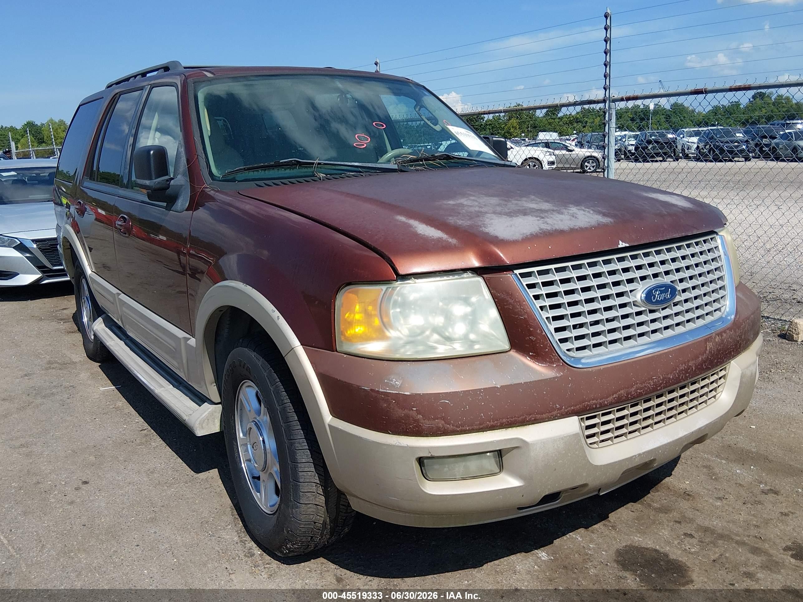 2006 Ford Expedition Eddie Bauer/king Ranch Maroon vin: 1FMPU17536LA89639
