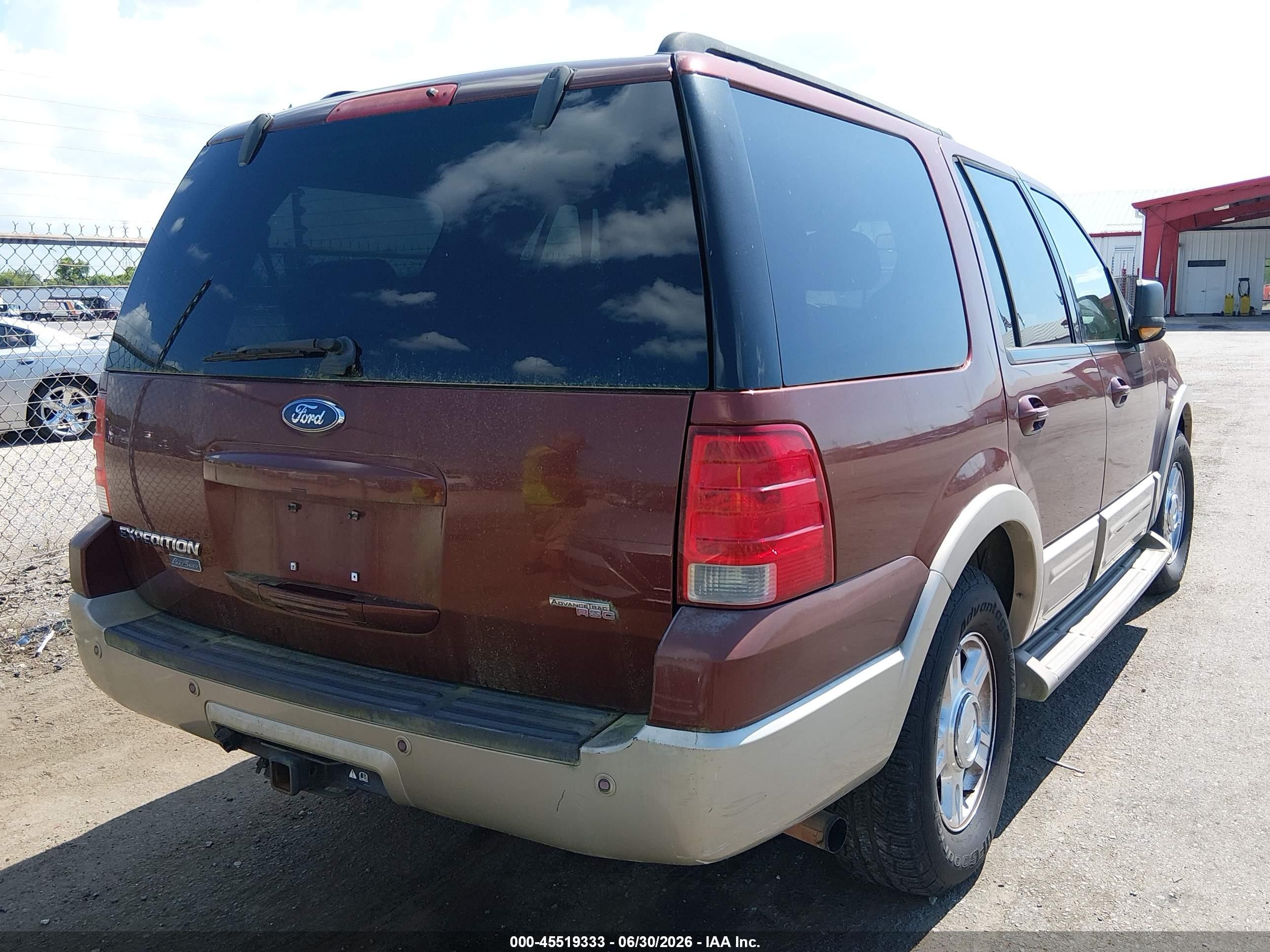 2006 Ford Expedition Eddie Bauer/king Ranch Maroon vin: 1FMPU17536LA89639