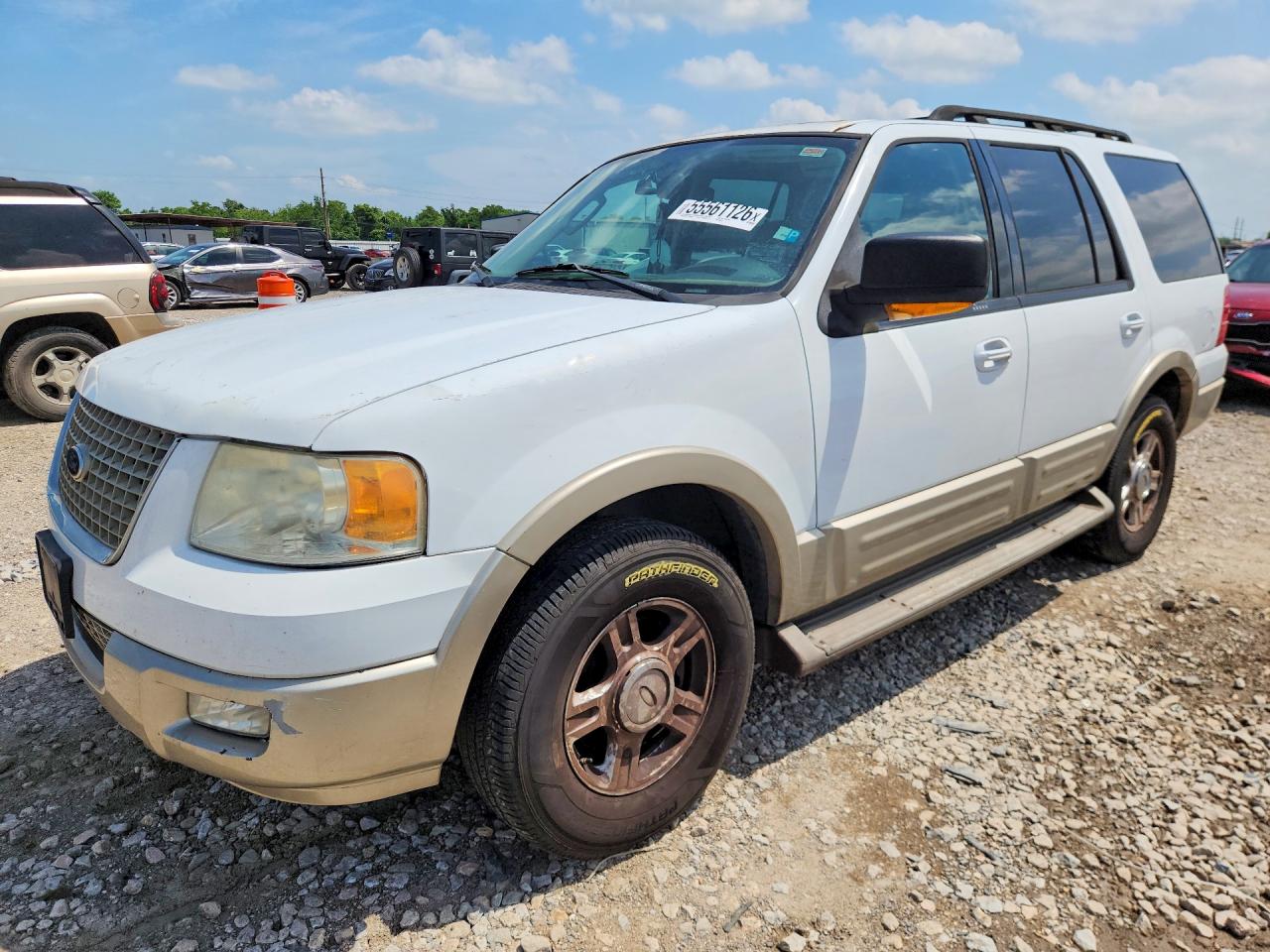2006 Ford Expedition Eddie Bauer White vin: 1FMPU17556LB00222