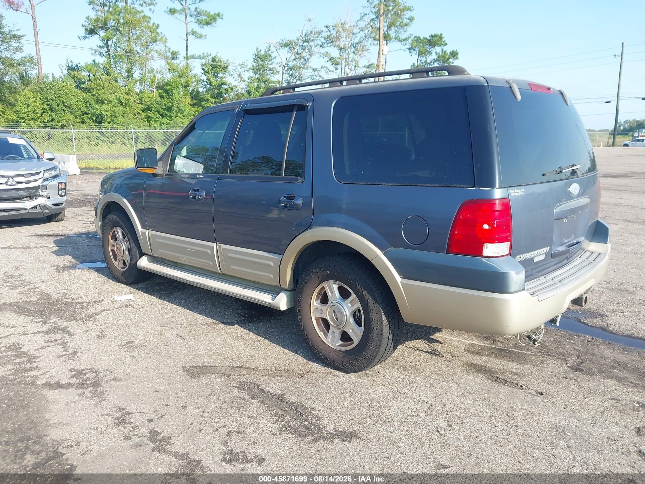 2006 Ford Expedition Eddie Bauer/king Ranch Blue vin: 1FMPU17566LA05264