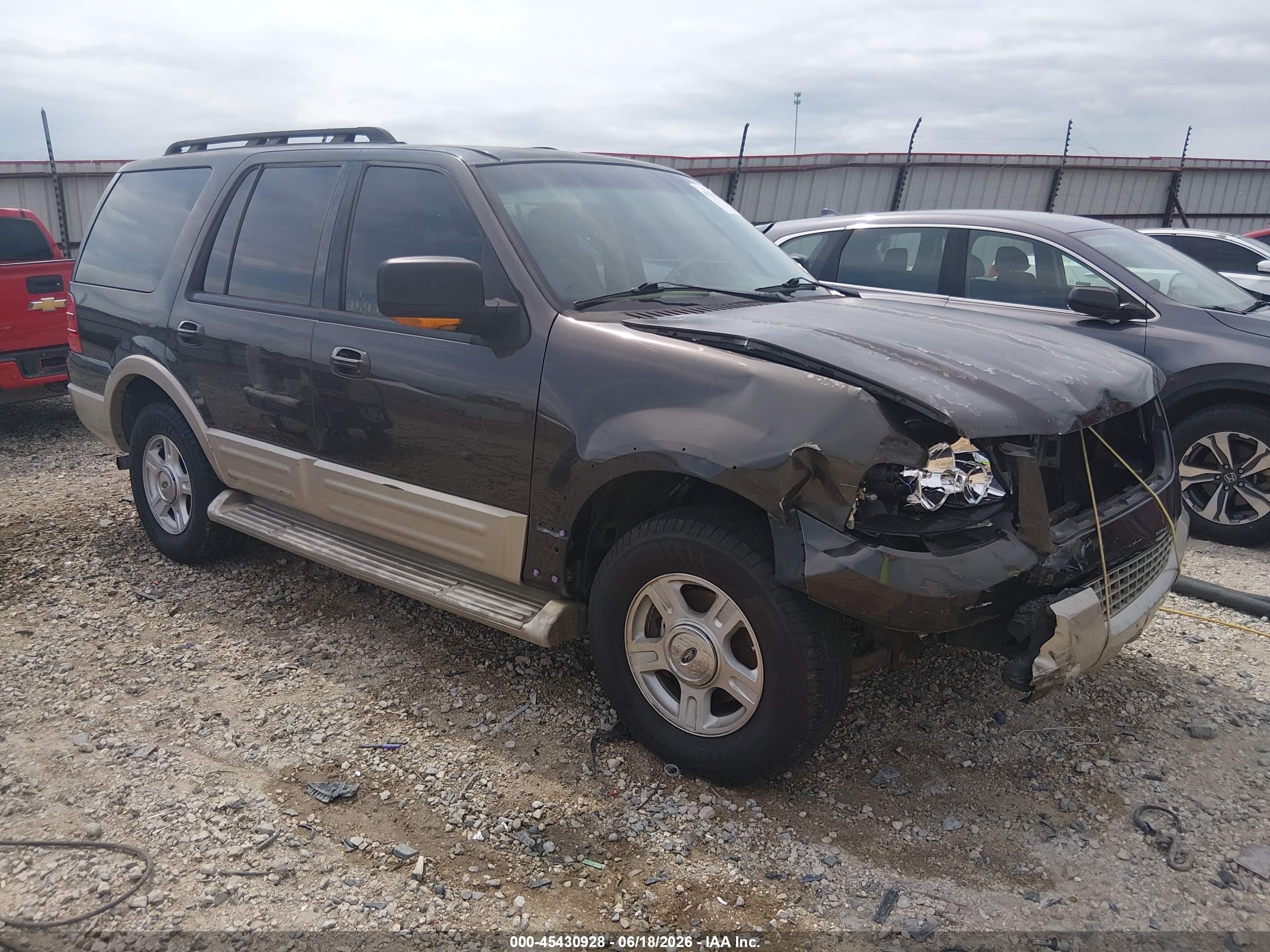 2005 Ford Expedition Eddie Bauer/king Ranch Gray vin: 1FMPU17575LA13436