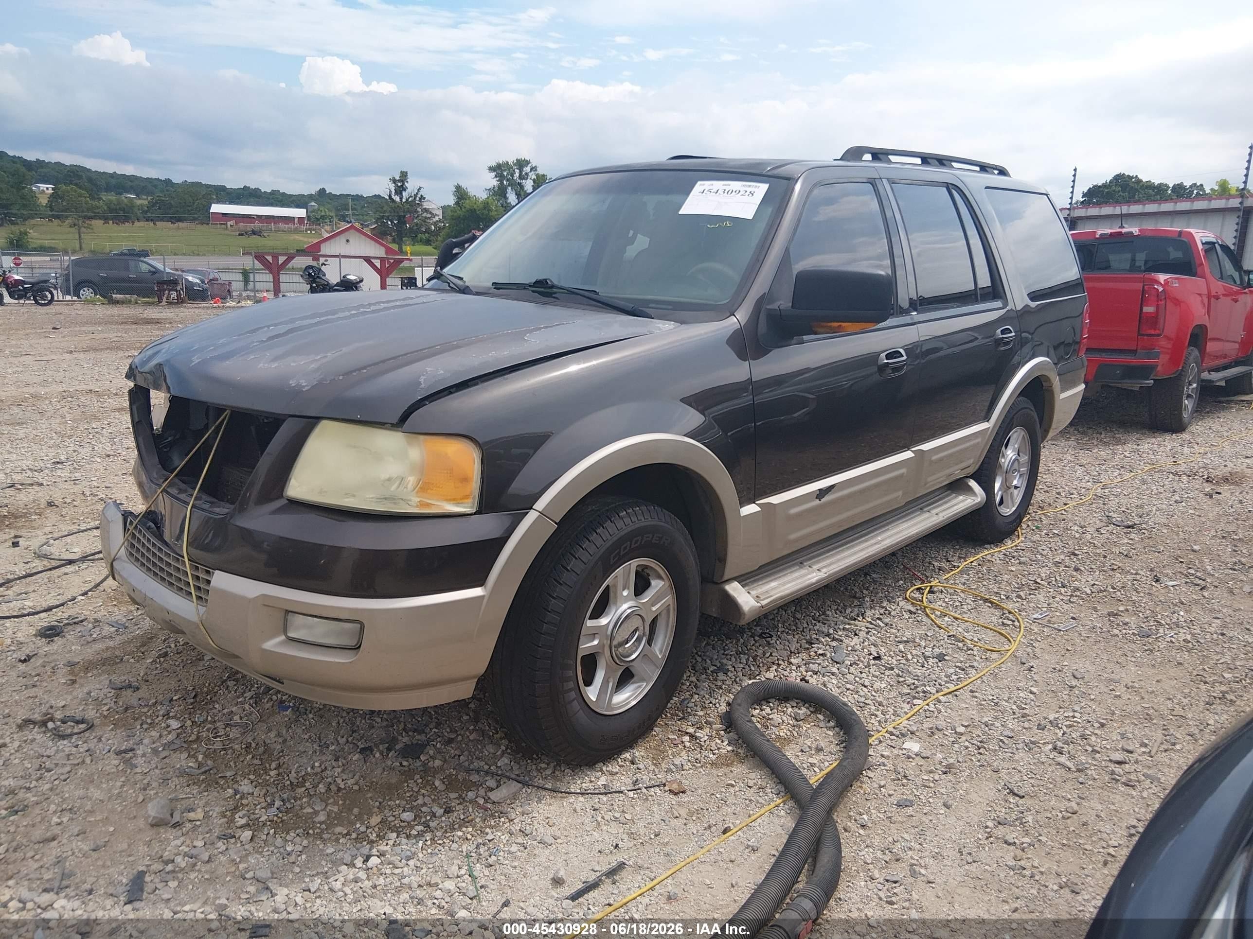 2005 Ford Expedition Eddie Bauer/king Ranch Gray vin: 1FMPU17575LA13436