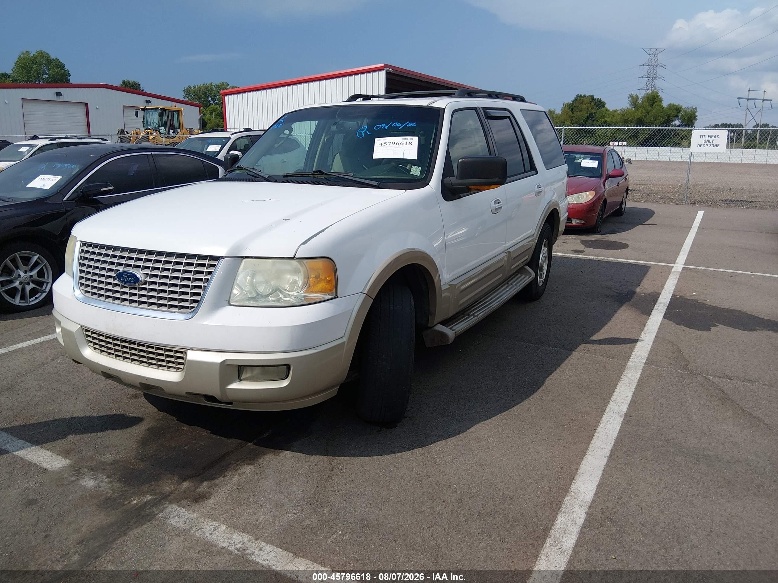 2006 Ford Expedition Eddie Bauer/king Ranch Белый vin: 1FMPU17576LA05015