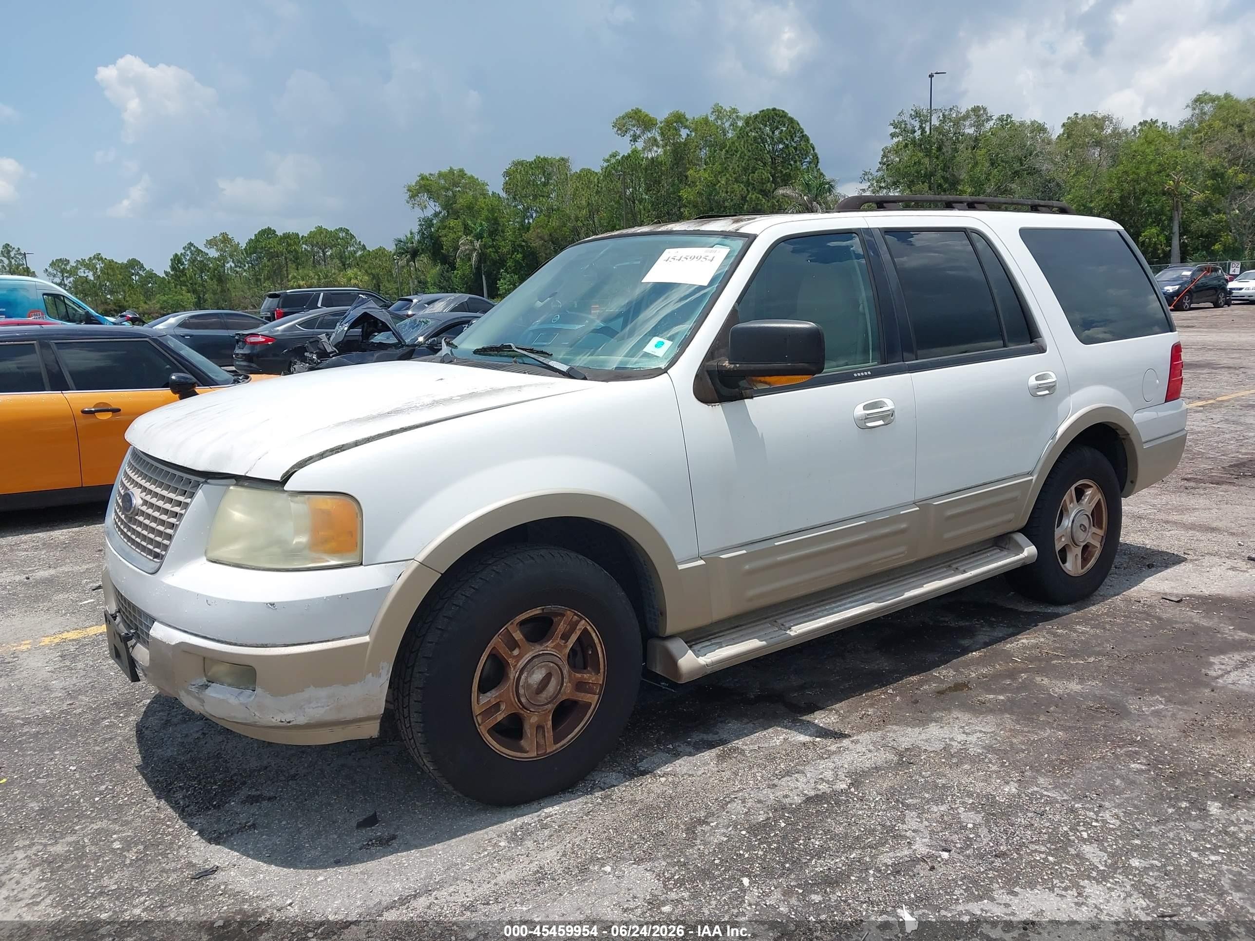 2006 Ford Expedition Eddie Bauer/king Ranch White vin: 1FMPU17576LA09470
