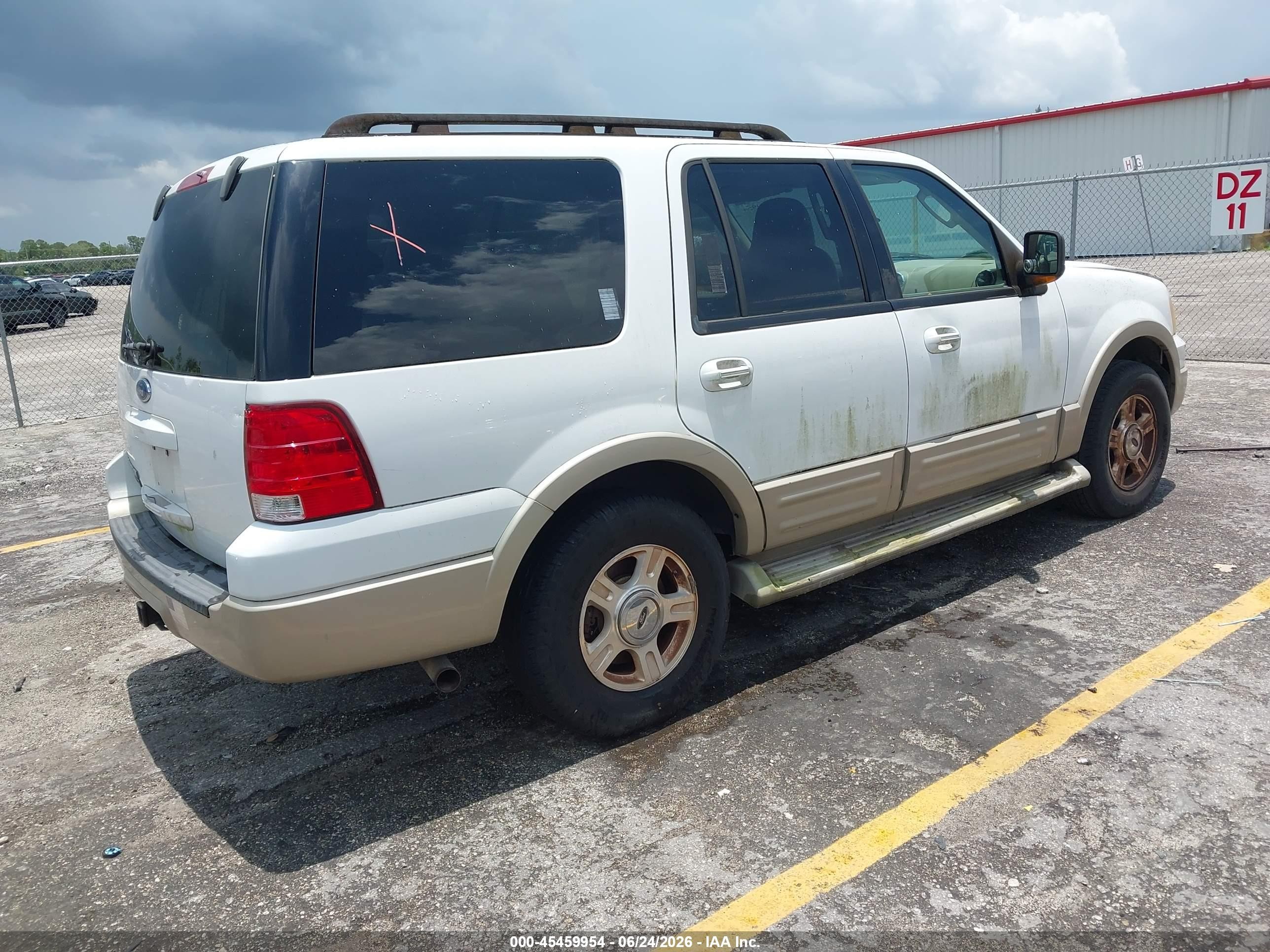 2006 Ford Expedition Eddie Bauer/king Ranch White vin: 1FMPU17576LA09470