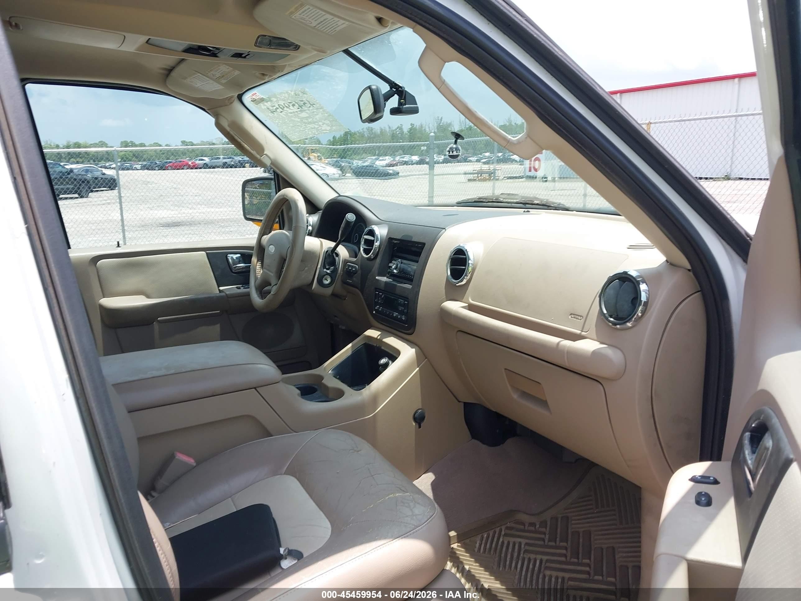 2006 Ford Expedition Eddie Bauer/king Ranch White vin: 1FMPU17576LA09470