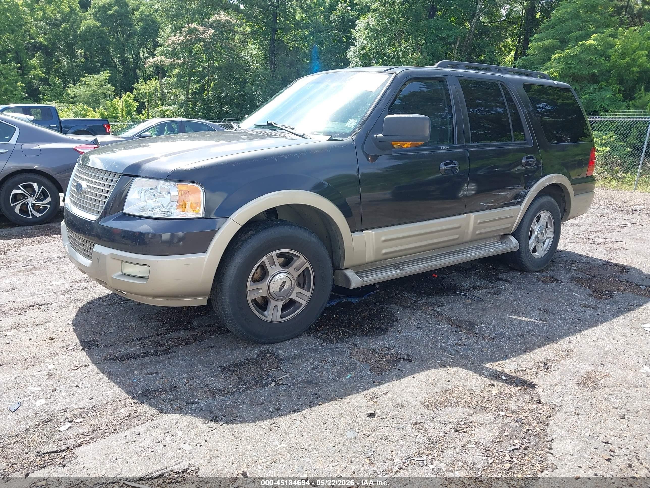 2005 Ford Expedition Eddie Bauer/king Ranch Black vin: 1FMPU175X5LA13981