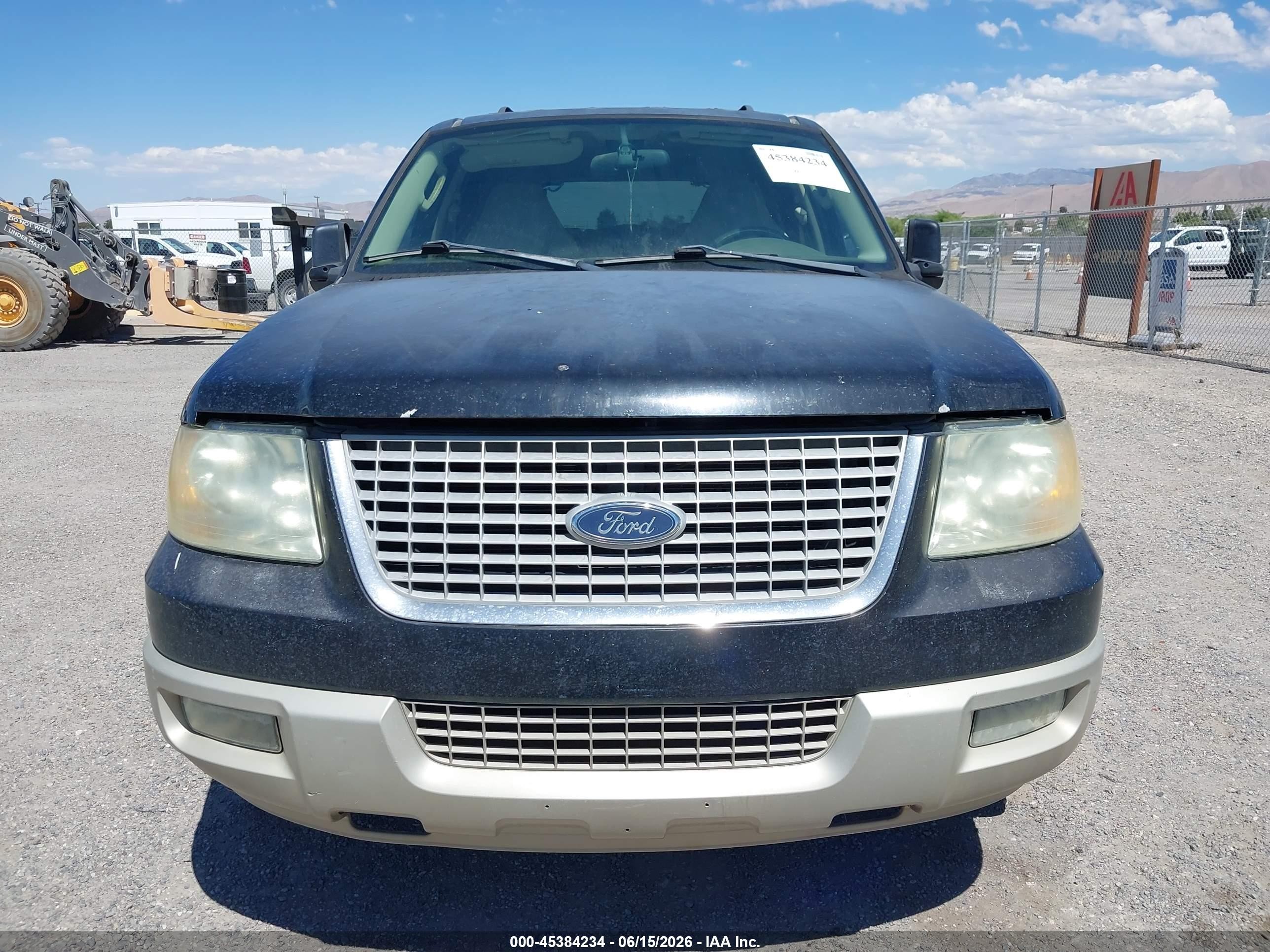 2005 Ford Expedition Eddie Bauer/king Ranch Black vin: 1FMPU175X5LB03731