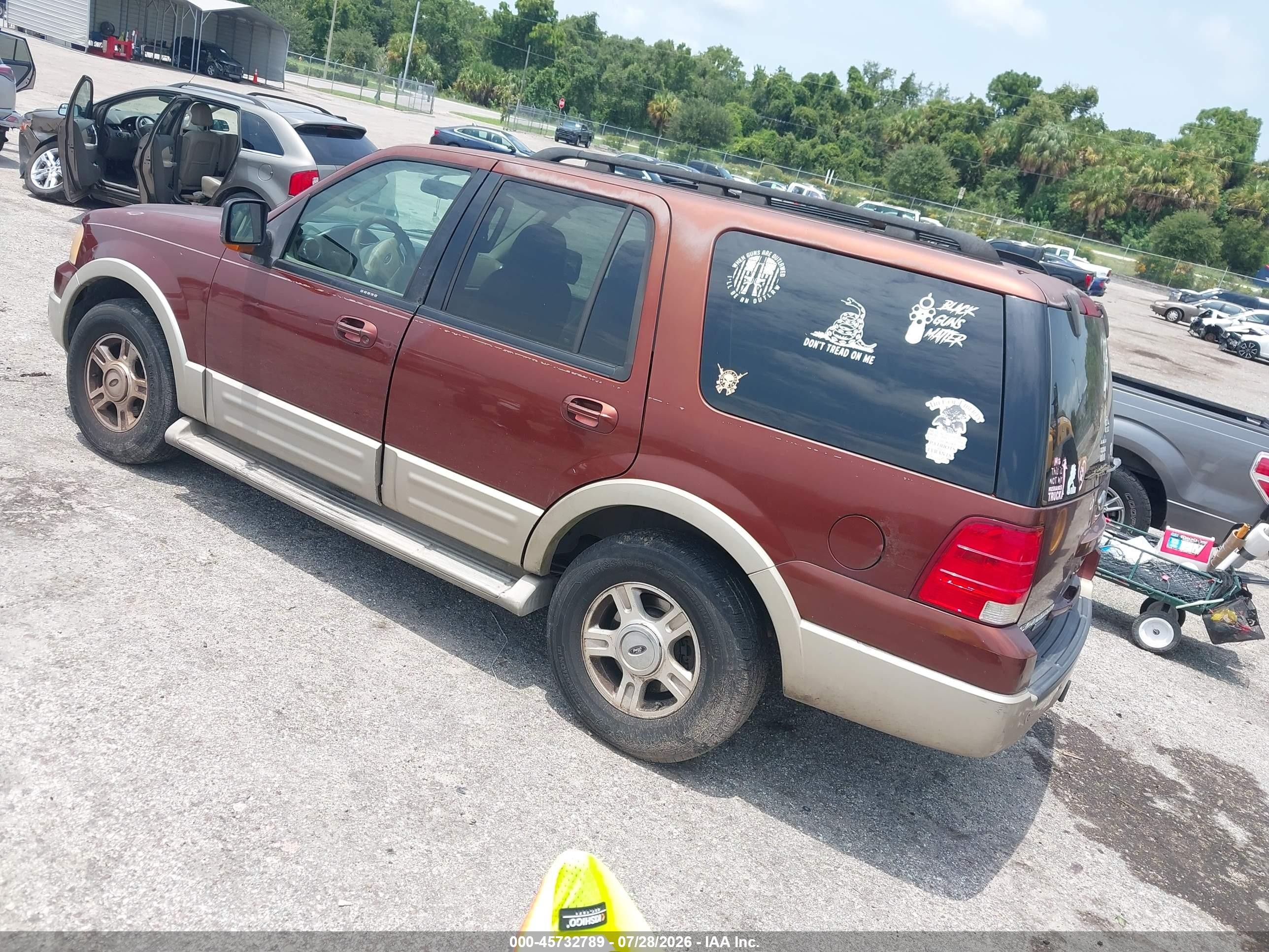 2006 Ford Expedition Eddie Bauer/king Ranch Brown vin: 1FMPU175X6LA66438