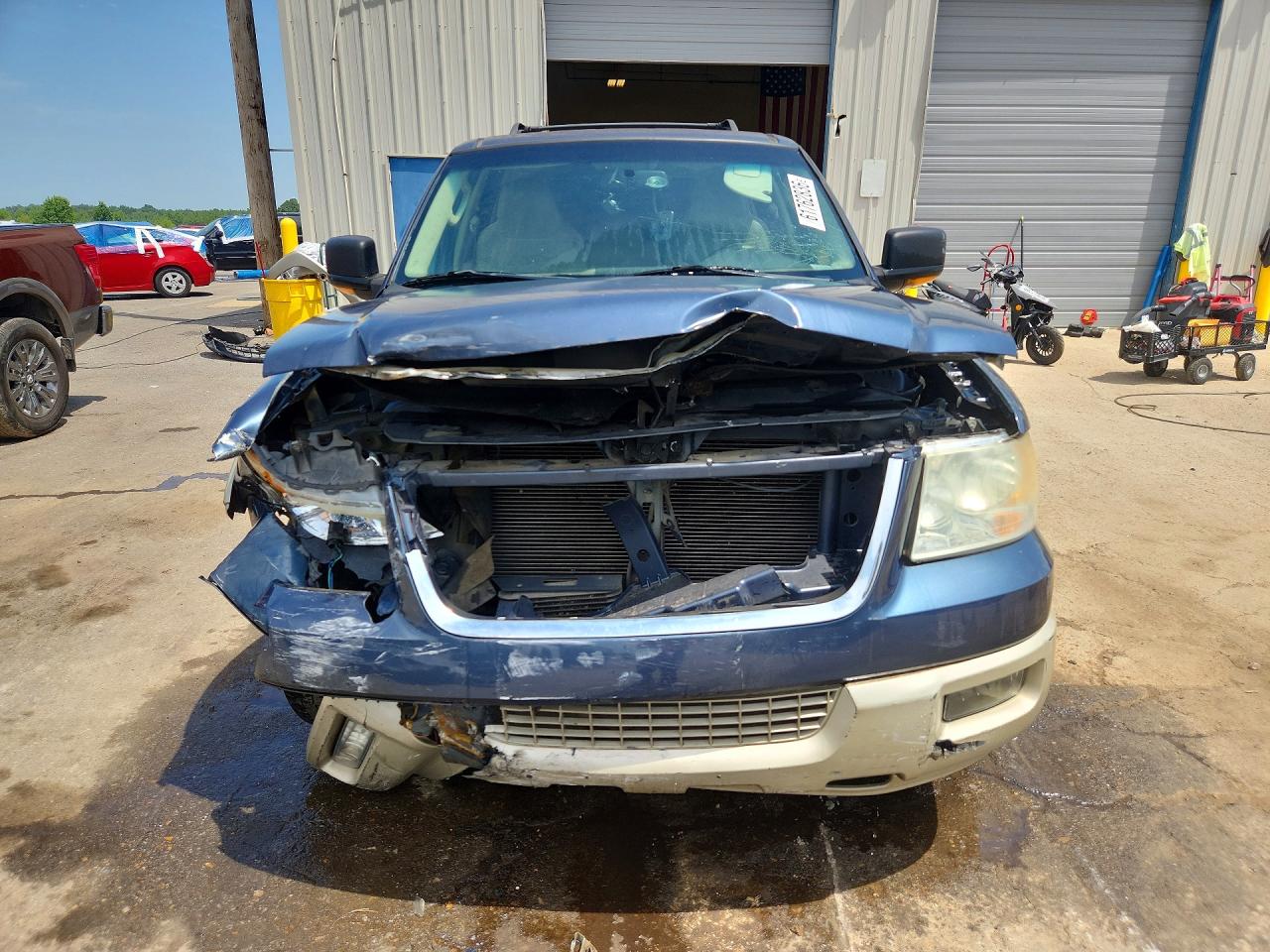 2006 Ford Expedition Eddie Bauer Blue vin: 1FMPU175X6LA94059