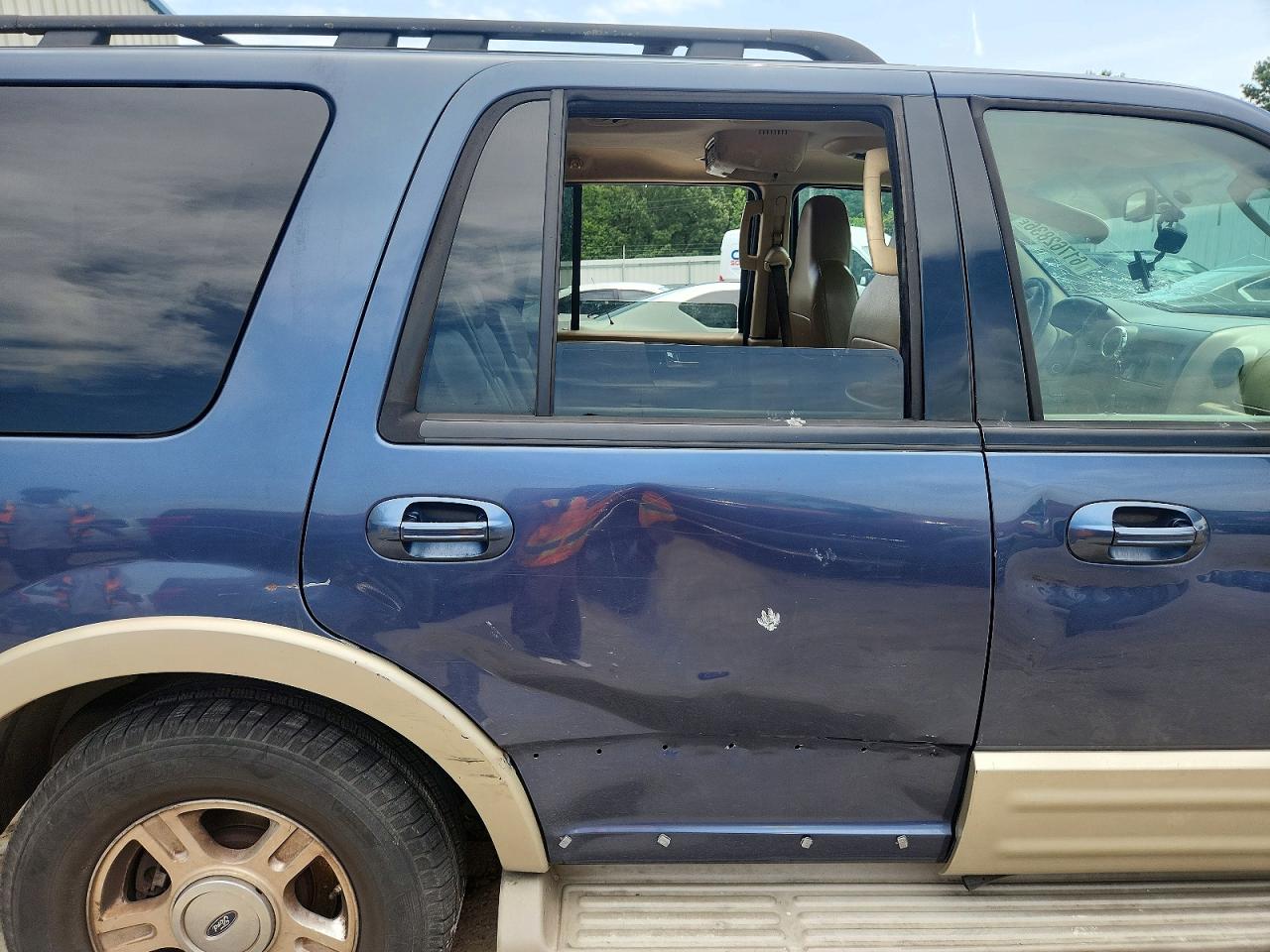 2006 Ford Expedition Eddie Bauer Blue vin: 1FMPU175X6LA94059
